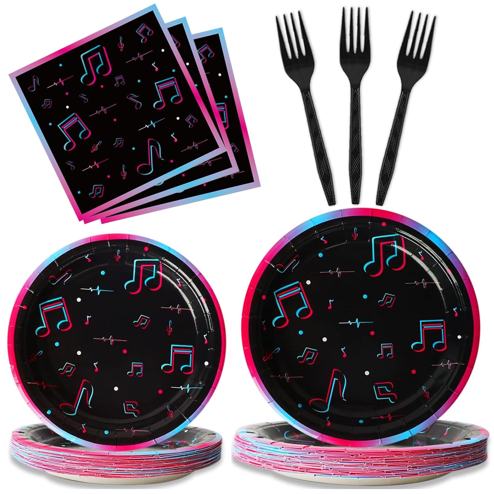 Xenorik Music Birthday Party Supplies – Themed Tableware For Music Lover Celebrations - View #11