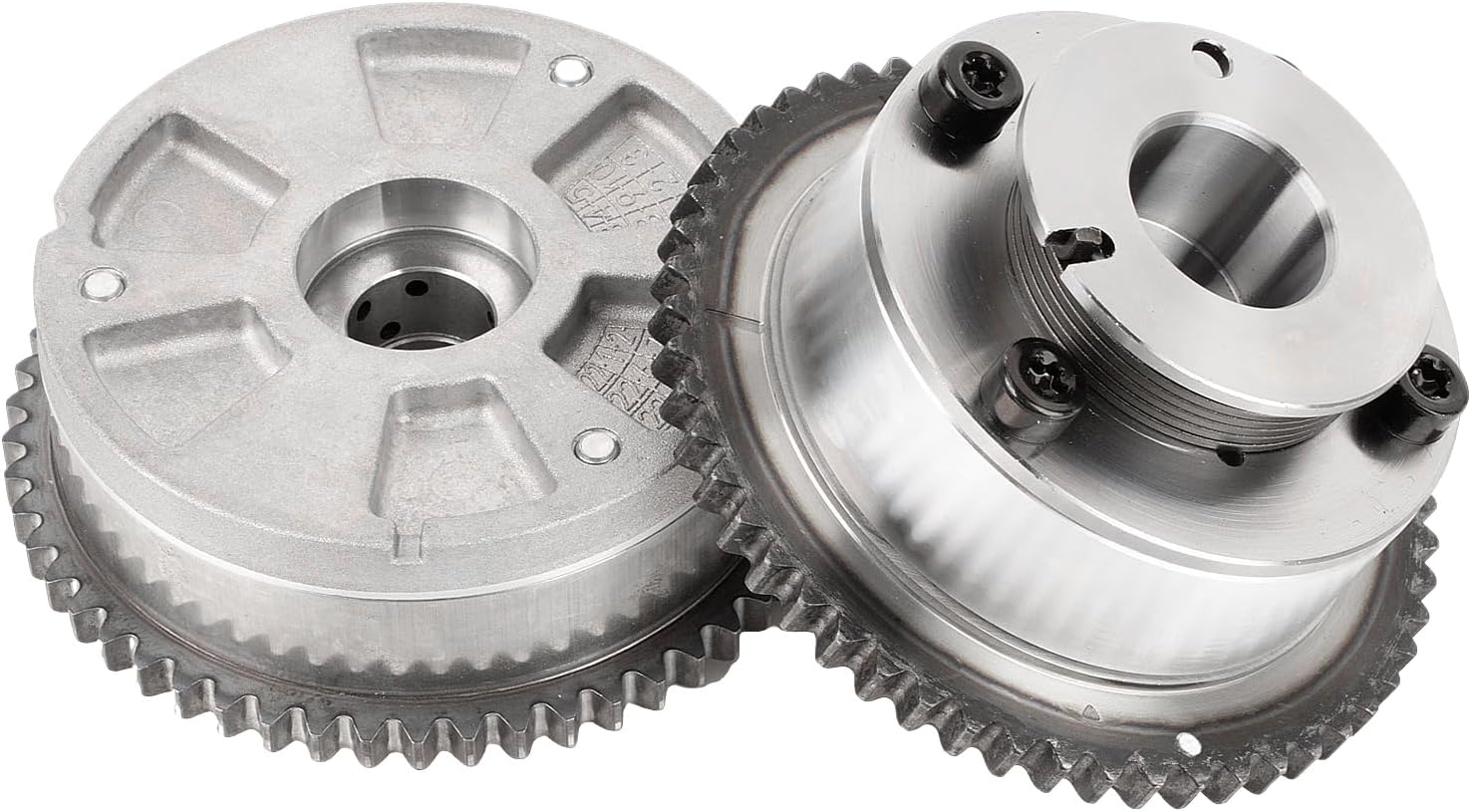 Exhaust & Intake CVVT Camshaft Gear- 24370-2E020 & 24350-2E700 Automotive CVVT Assembly Fits for Elantra 2.0L 2017-2020, for Kona 2.0L 2018-2021, Veloster 2.0L 2019-2021