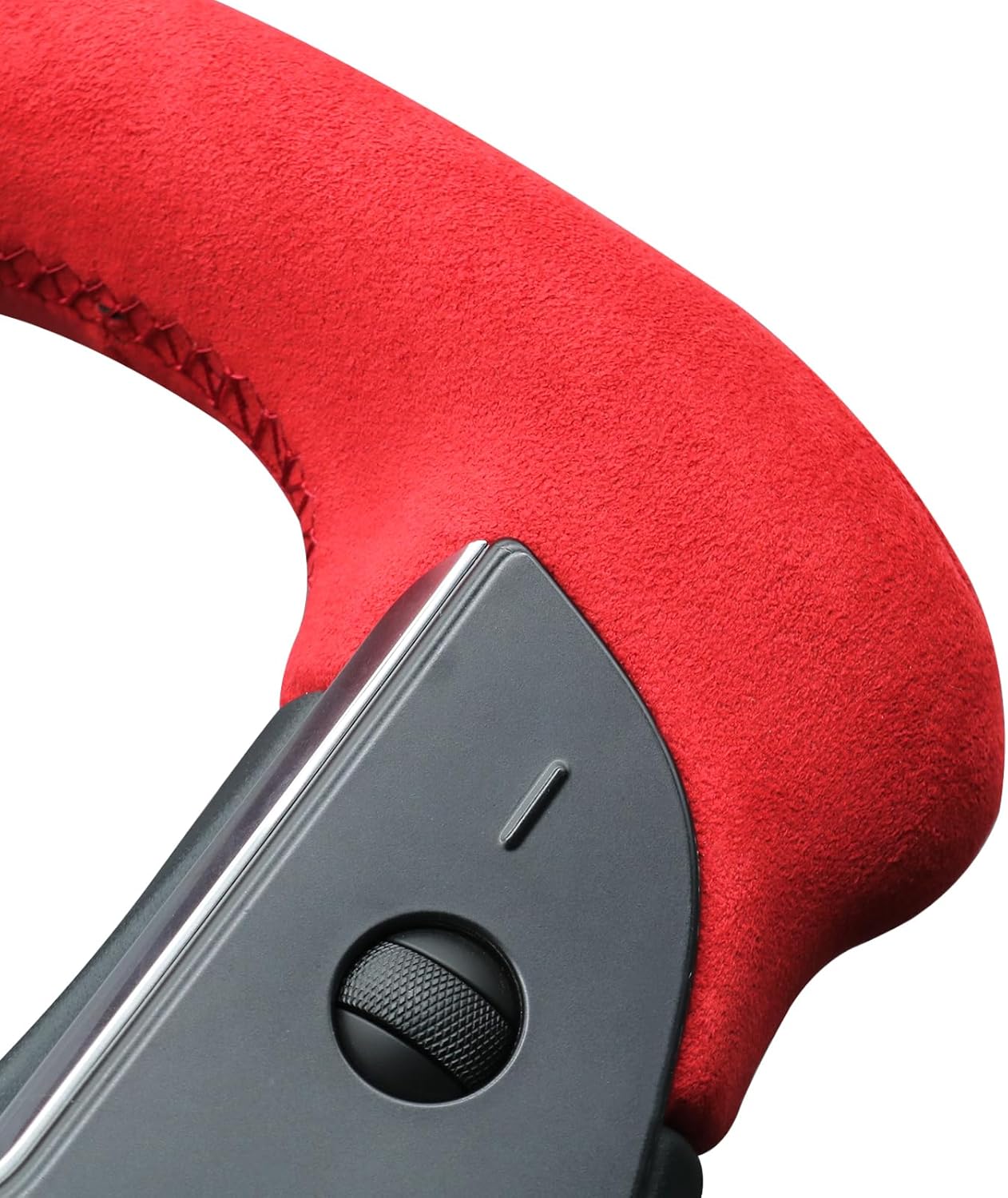 MEWANT Steering Wheel Covers for Yoke Style Steering Wheel for Tesla Model S 2021-2023 / Model X 2021-2023 Made of IT-ALCAN