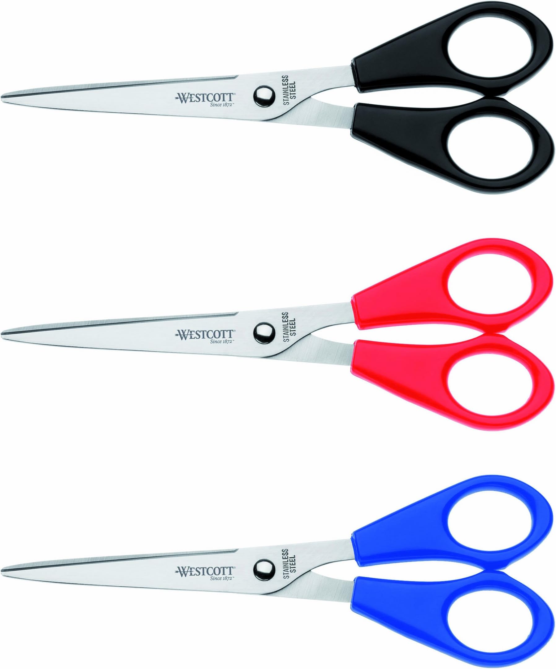 WestcottBuero 6 inch Scissor - Assorted Colours (Set of 3)
