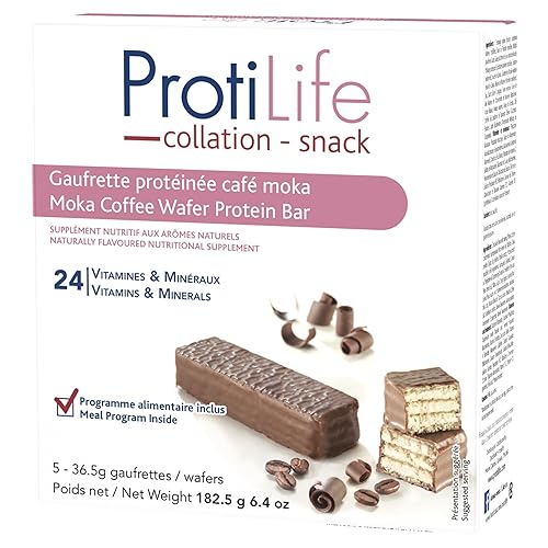 Miniatura 1 de ProtiLife Barra de obleas Moka Café (Bandeja 1 x 5)