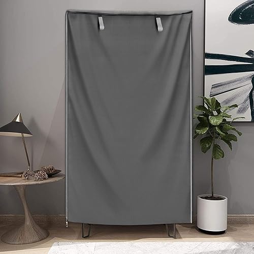 Miniatura 63 de Cubierta de estante de alambre, 600D, resistente al agua, a prueba de polvo, cubierta de estante de almacenamiento con cremallera para estantes