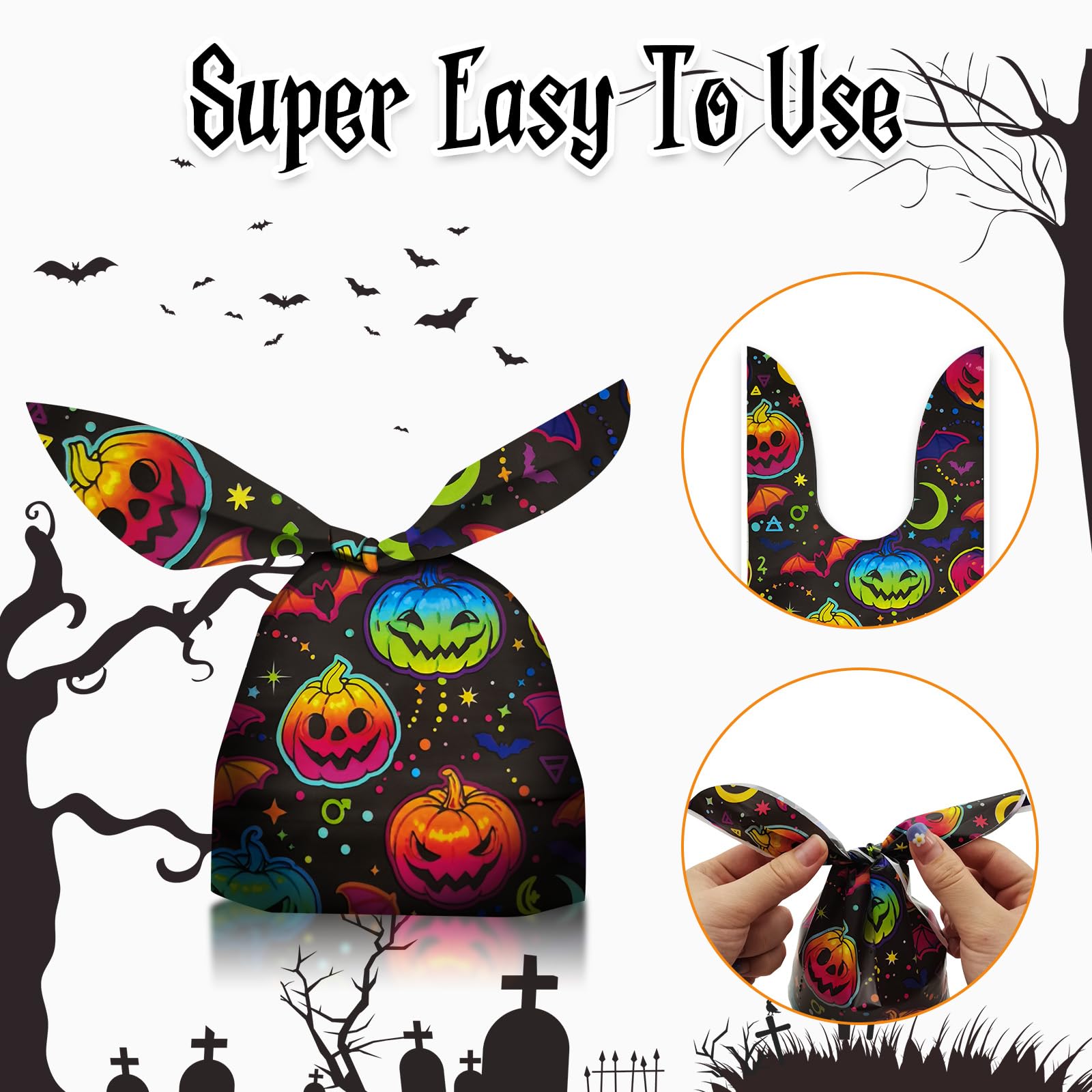 Pumpkin Teeth Halloween Bag Topper - Candy Corn Treat Bag Top - Printable Candy Bag - Halloween Treats - Halloween Party Supplies - BT003