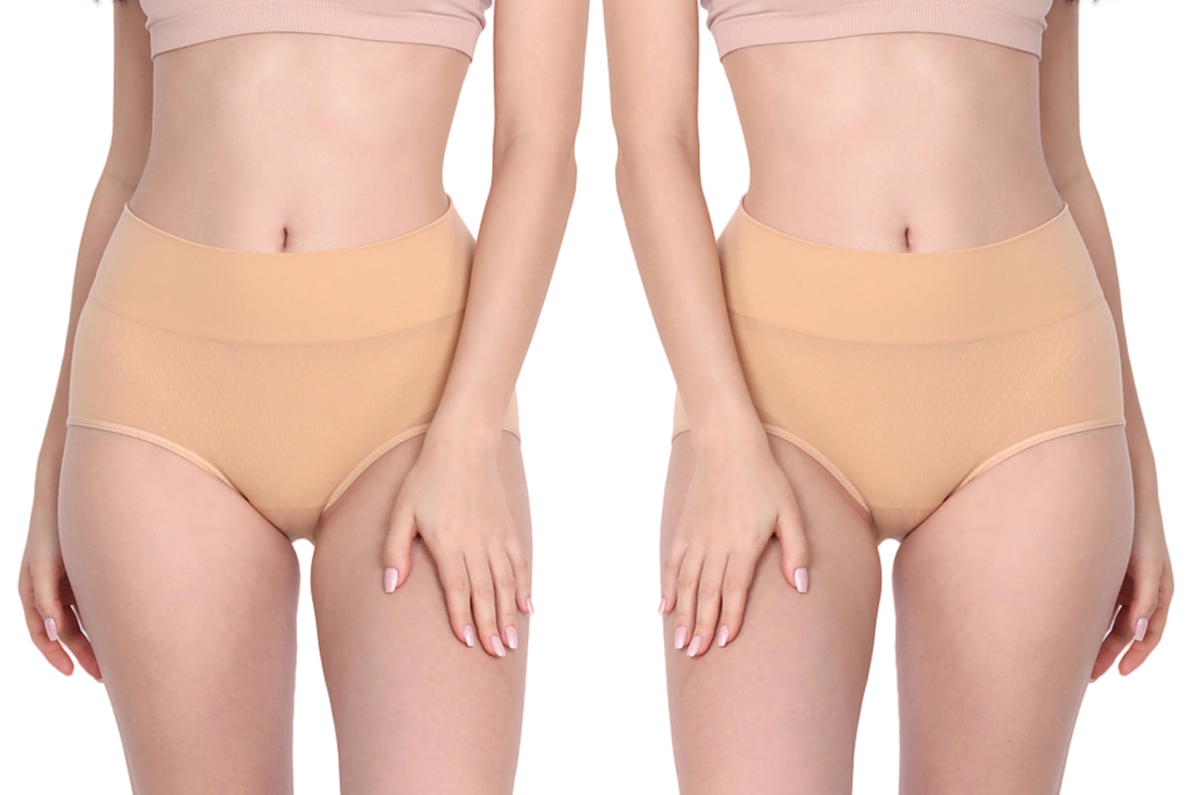 High-Waist Tummy Control Shapewear Brief, Seamless Body Shaper-image-39
