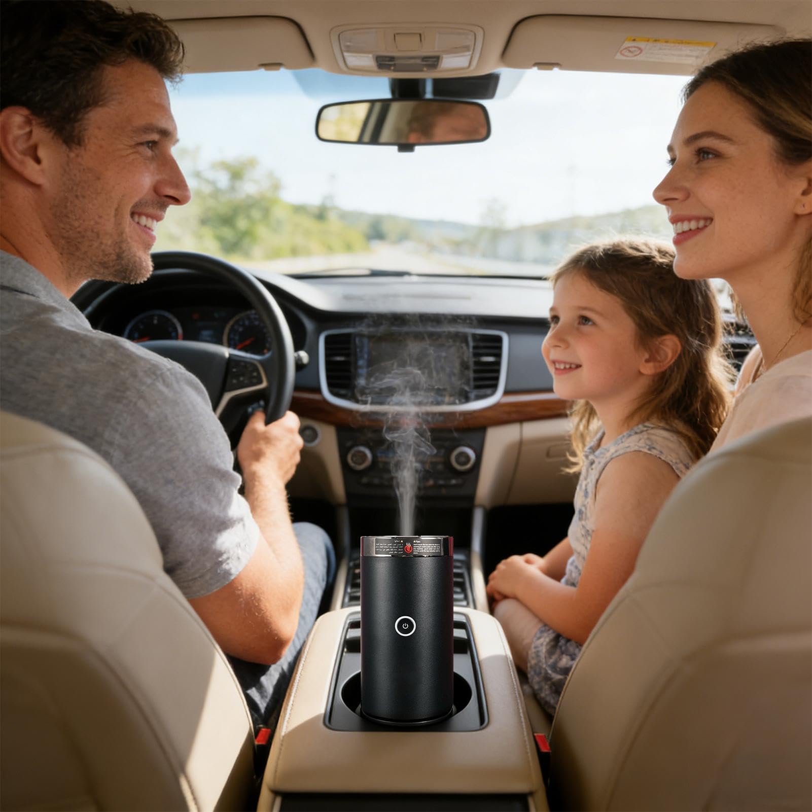 Diffusore di Fragranze per Auto Bruciaessenze per Aromaterapia | Diffusore di Essenze per Ambiente Domestico Soggiorno Ufficio Auto Viaggio