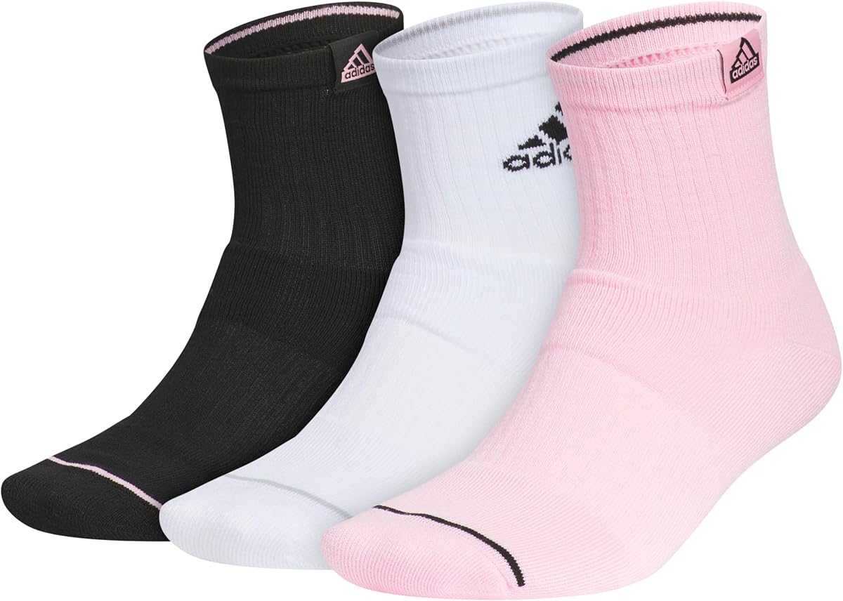 Men's Cushioned High Quarter Socks (3 Pairs) Durable & Comfortable