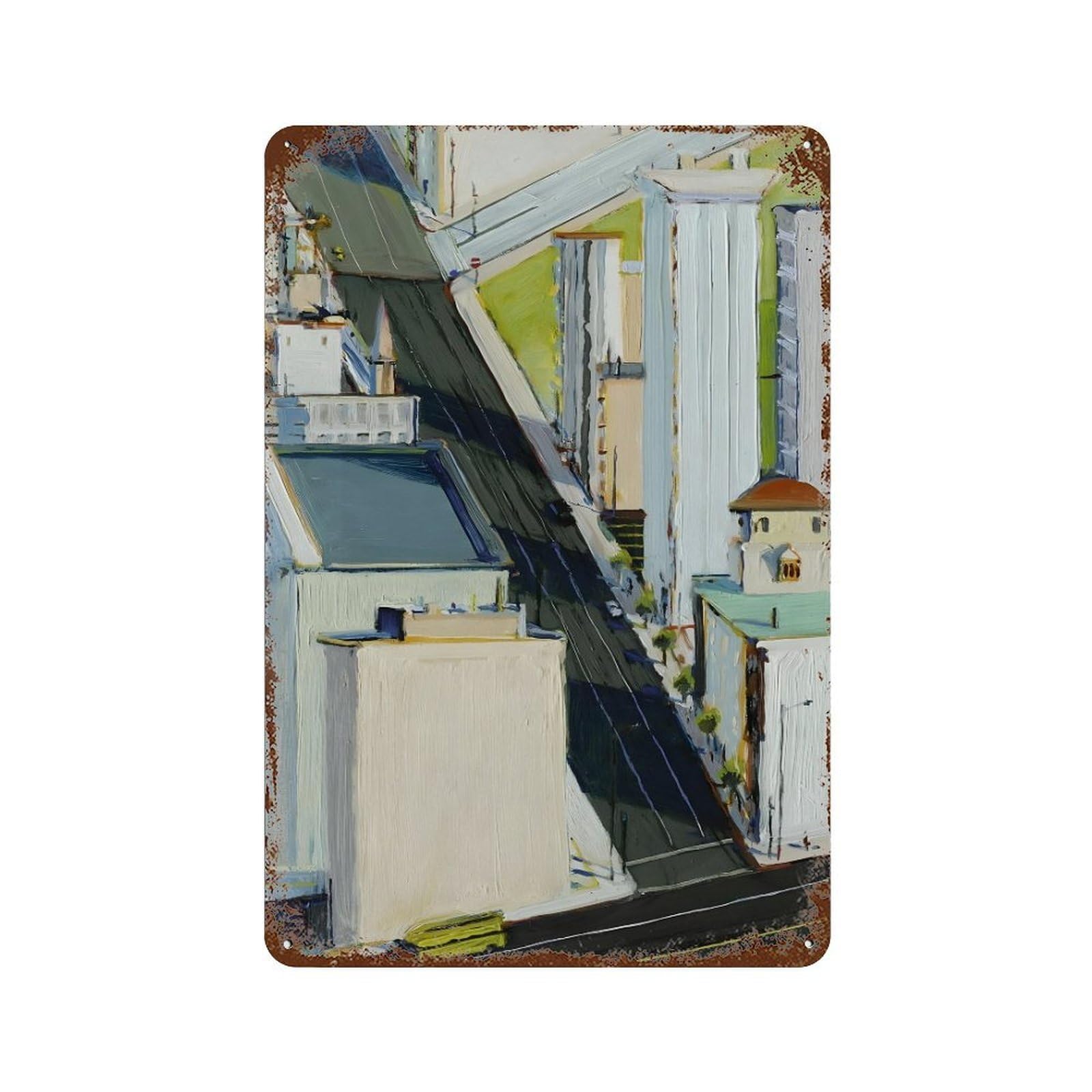 xiaoxiaoshen Wayne Thiebaud Pop (32) Wall Decor Art Metal Tin Poster Modern Home Decor Art Home Bar Shop Decorations Vintage Sign 30x20cm