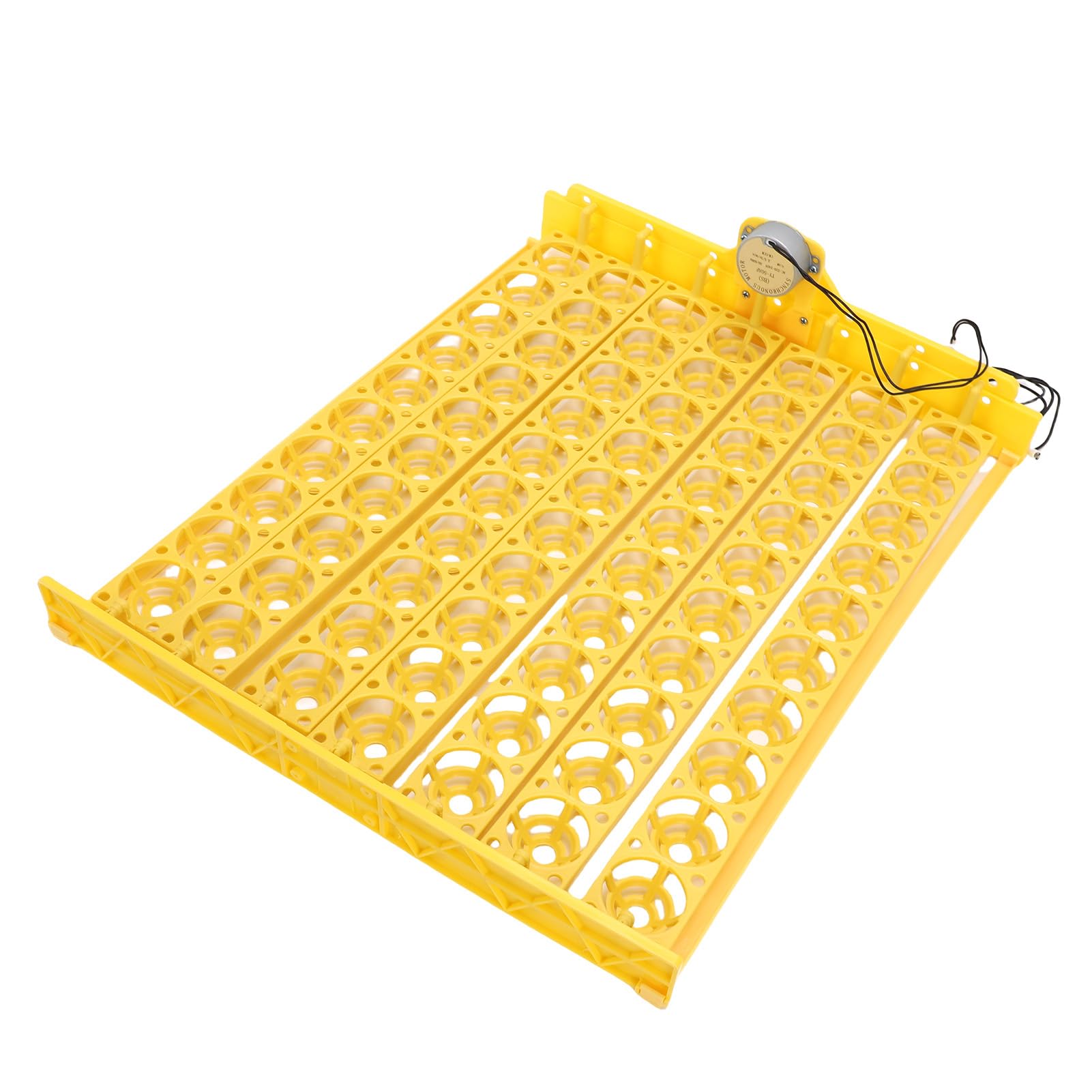 Plateau de Retournement Automatique des œufs, Plateau d'incubateur d'œufs en Matière Plastique, Grande capacité pour 70 œufs, Outil 'éclosion Pratique pour Poulet, Canard, Caille