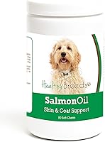 Vista 10 de Healthy Breeds Golden Retriever - Aceite de salmón masticable suave, 90