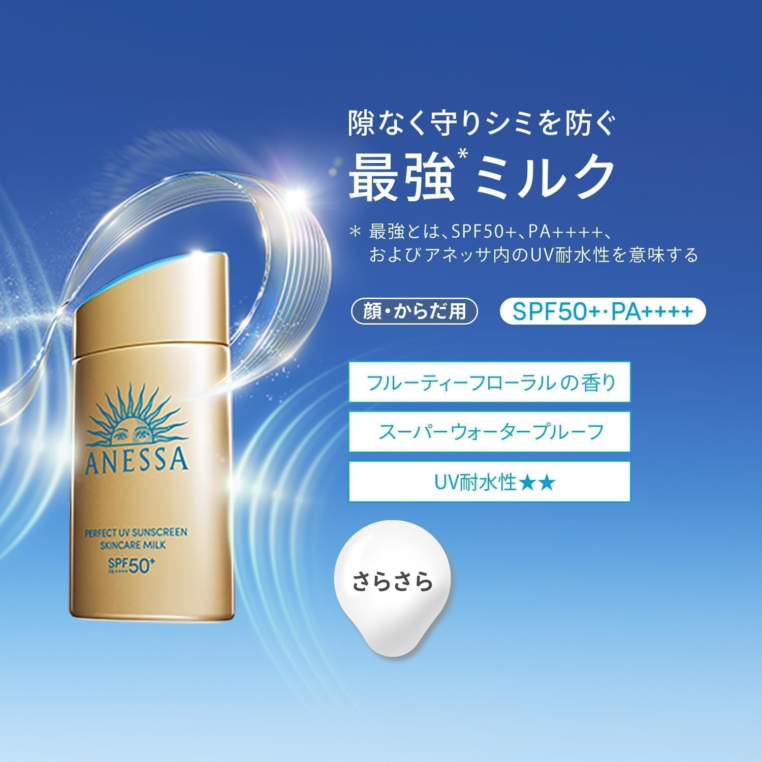 Amazon.co.jp: Anessa Perfect UV Skin Care Milk, NA, 0.7 fl oz (20
