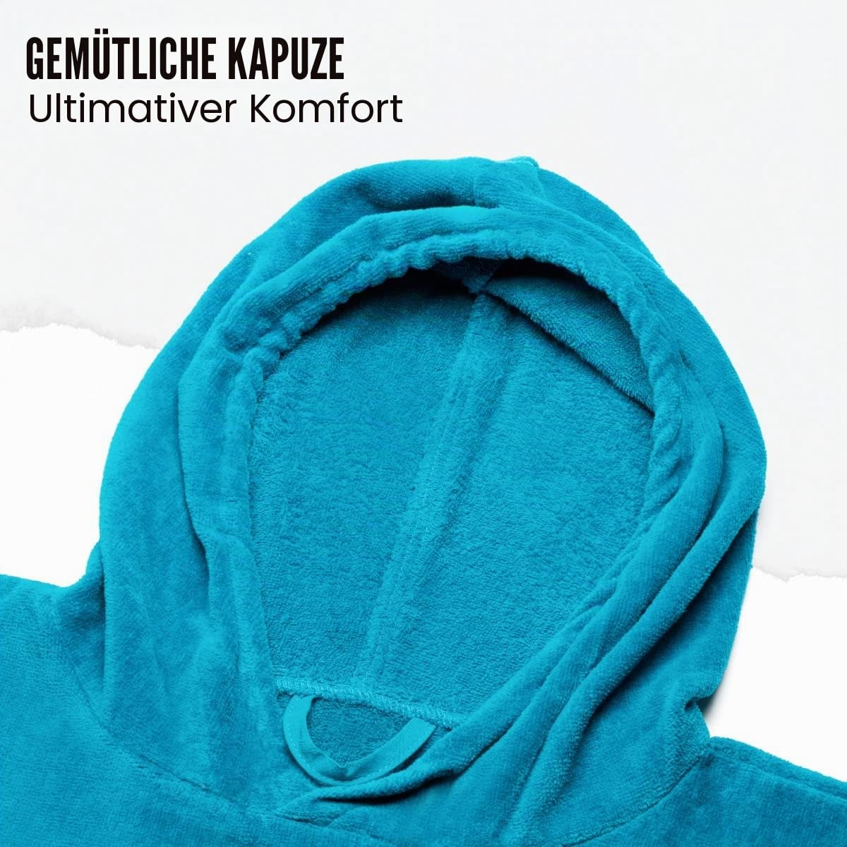 Osprey Kinder-Poncho-Handtuch mit Kapuze, Strand-Wickelmantel für Jungen und Mädchen im Alter von 6–12 Jahren, Surfen, Schwimmen, Paddelboarding, Poncho mit wasserdichtem Sitzschutz und verstaubarem