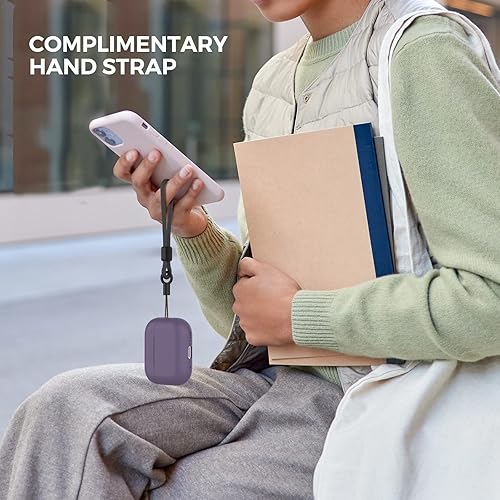 Miniatura 6 de TRONWIN Funda protectora de silicona para Airpods Pro 2 con correa de mano para Airpods Pro 2022 compatible con carga inalámbrica LED frontal
