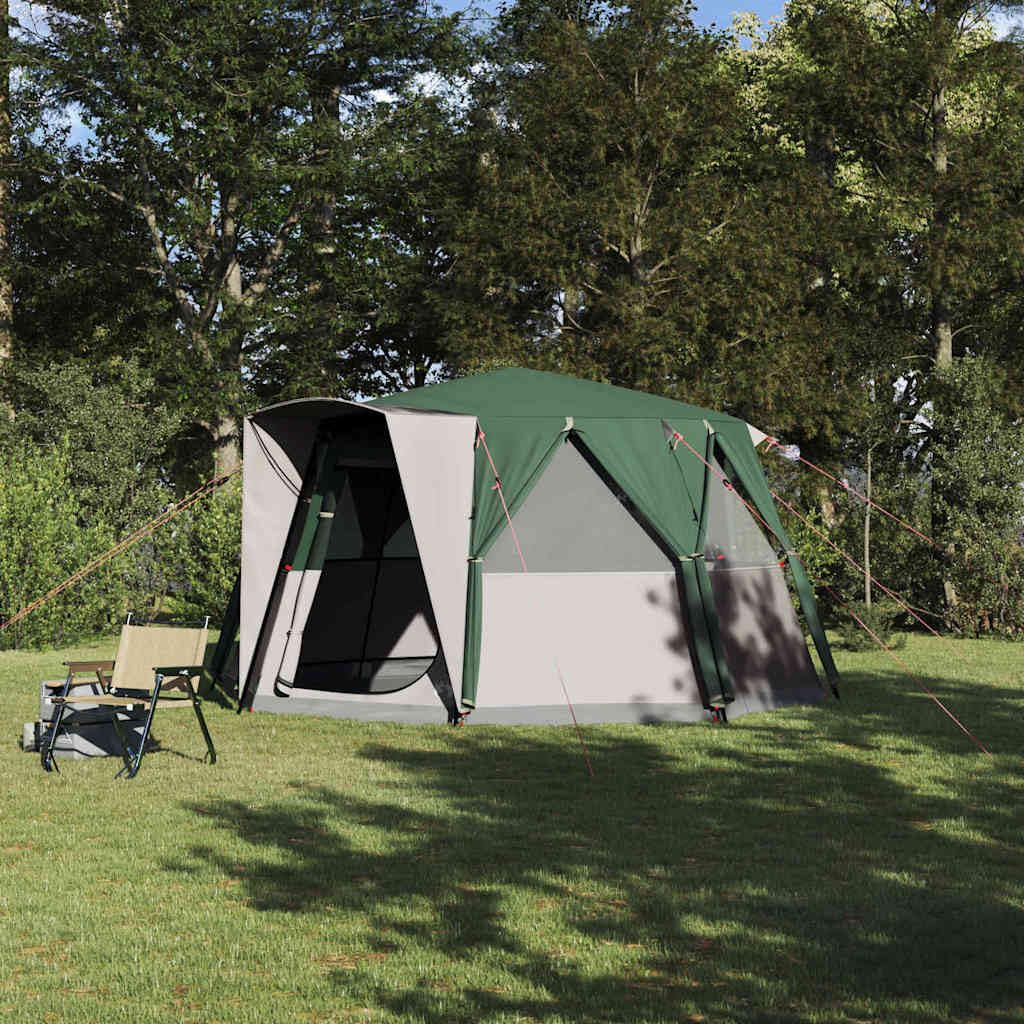 Zelt für Personen Grün, x x, mit abnehmbarem Regenfly, Belüftungsfenstern, E-Port, Moskitonetz, Winddicht und wasserdicht, ideal für Camping, Trekking, Strand, Outdoor