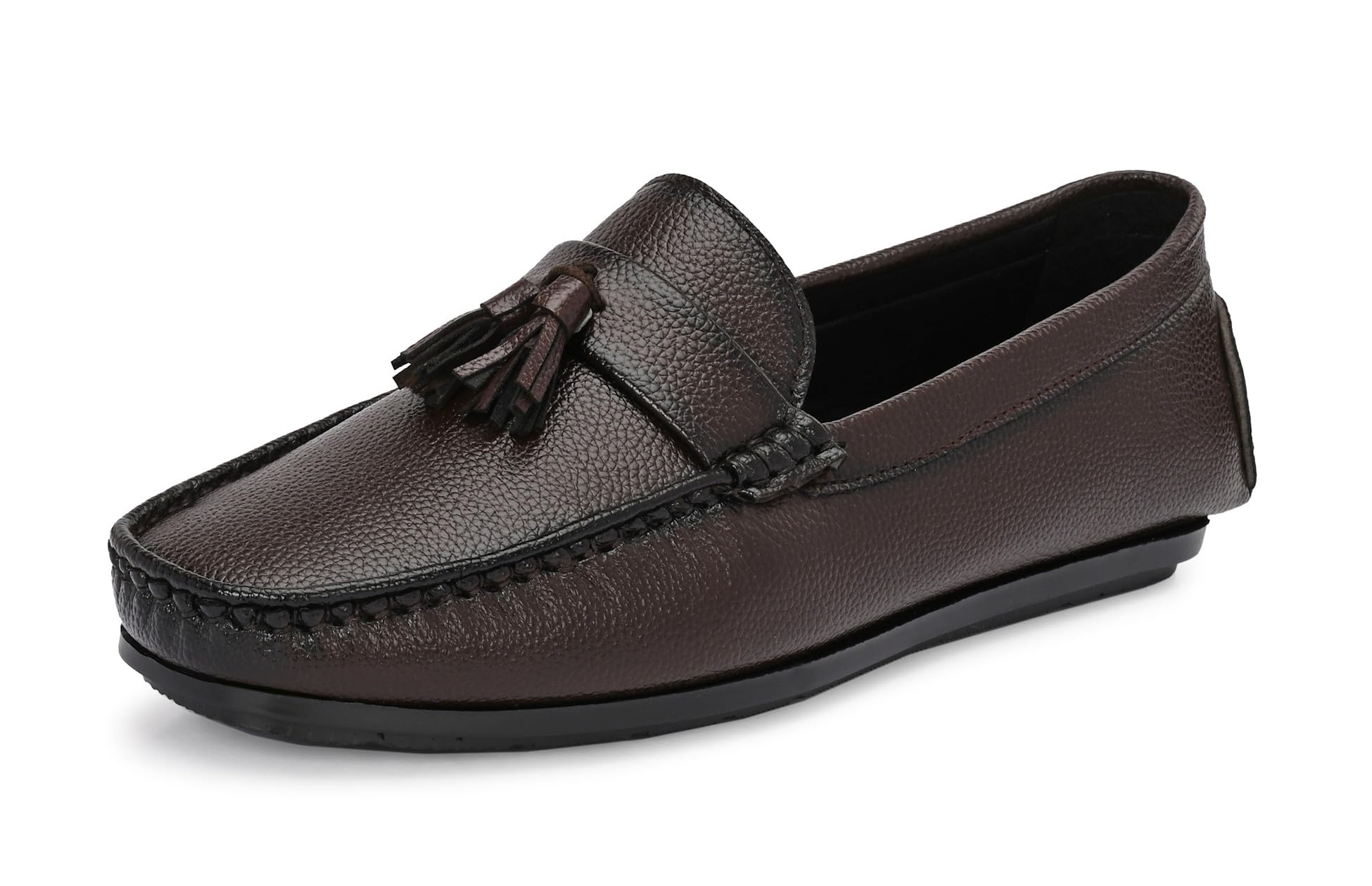 Casual Mens Slip On Loafer Shoes | Everyday Footwear Use | Synthetic Upper Design | Flat Sole Pattern | Closed Toe Shoes-image-38