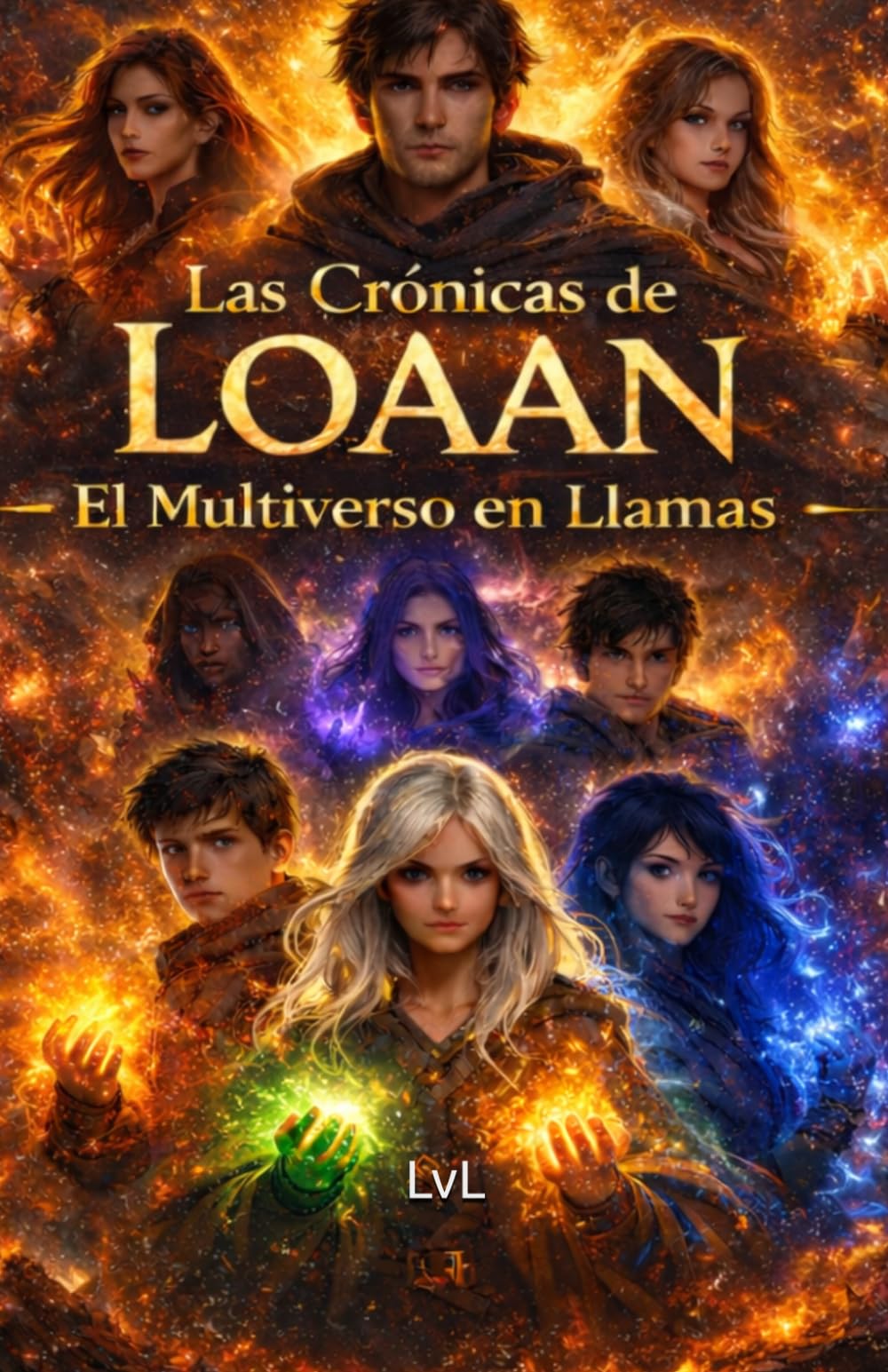 las crónicas de loaan: el multiverso en llamas (saga hechizos y sombras)