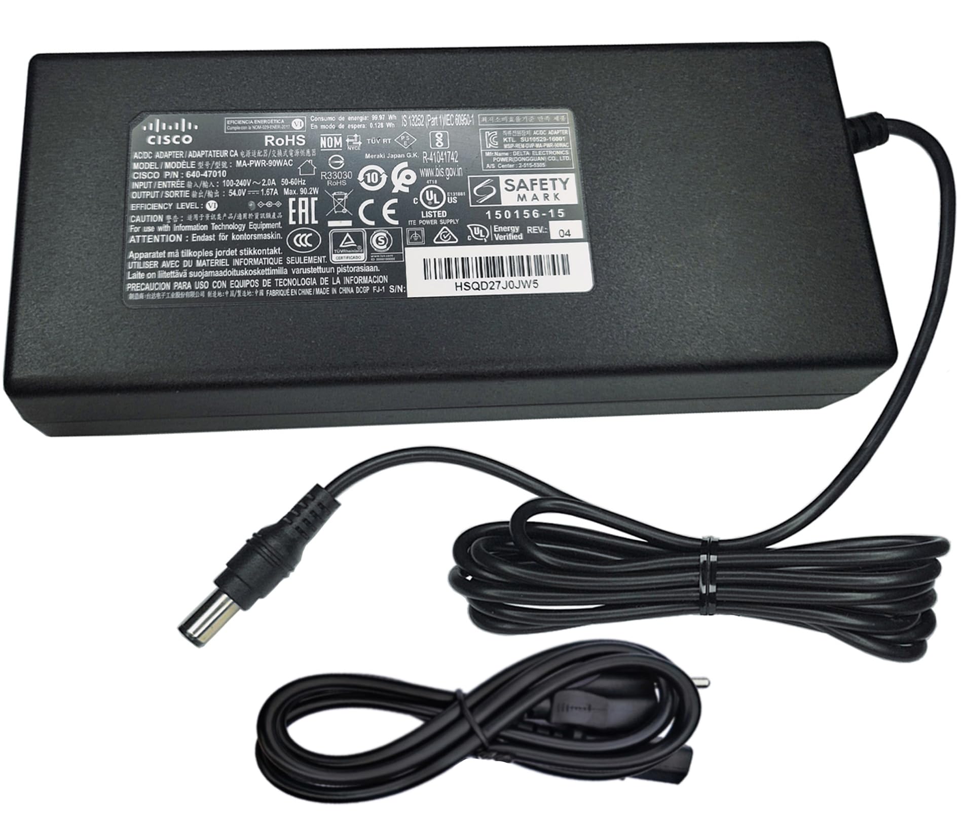 Amazon.com: Genuine 54V 1.67A 90W UL AC/DC Power Adapter