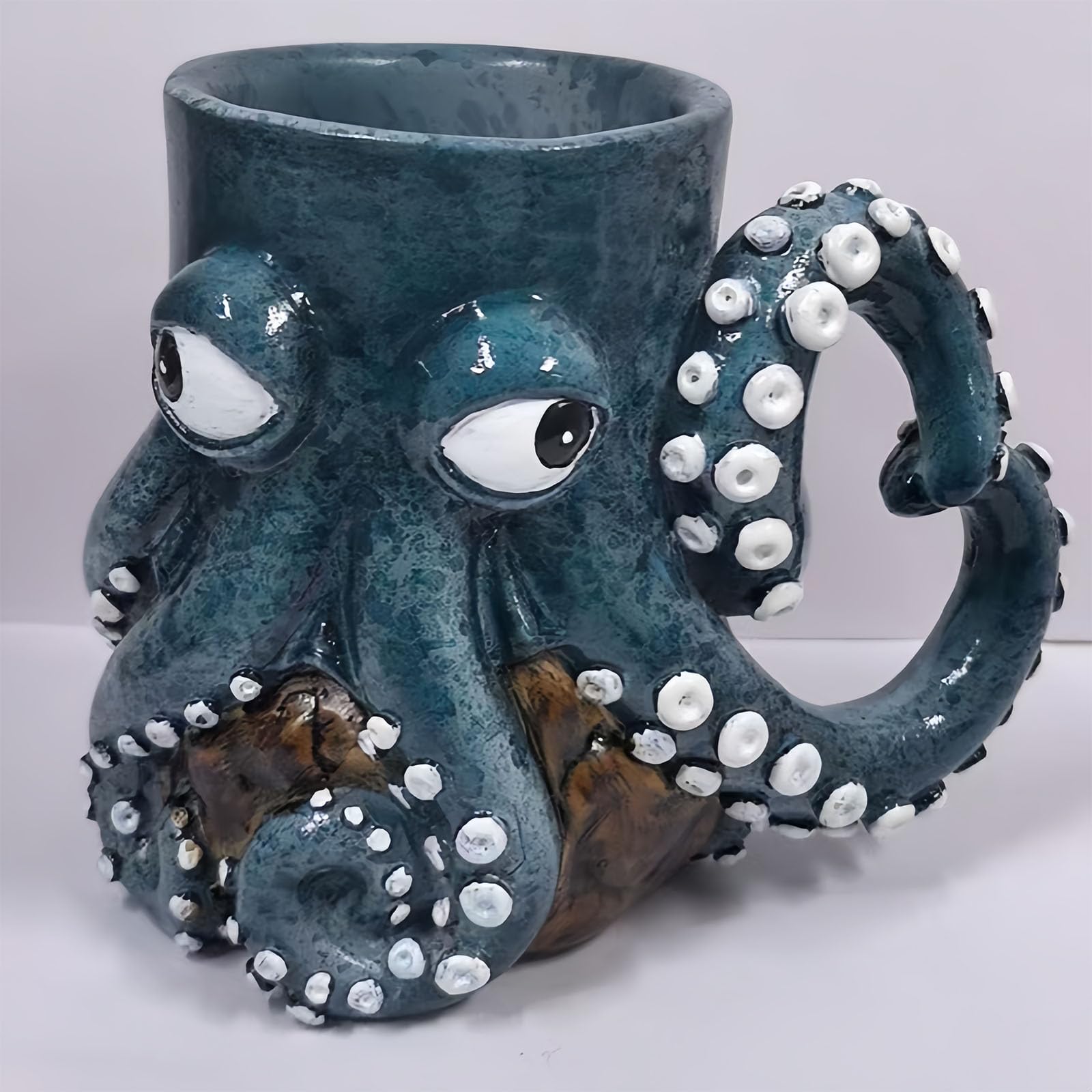Tazza da bere in resina Grande Capacità Pirata Boccale da birra Boccale Boccale Bevande con manico Accessori da collezione Resina Pirata a tema Drinkware