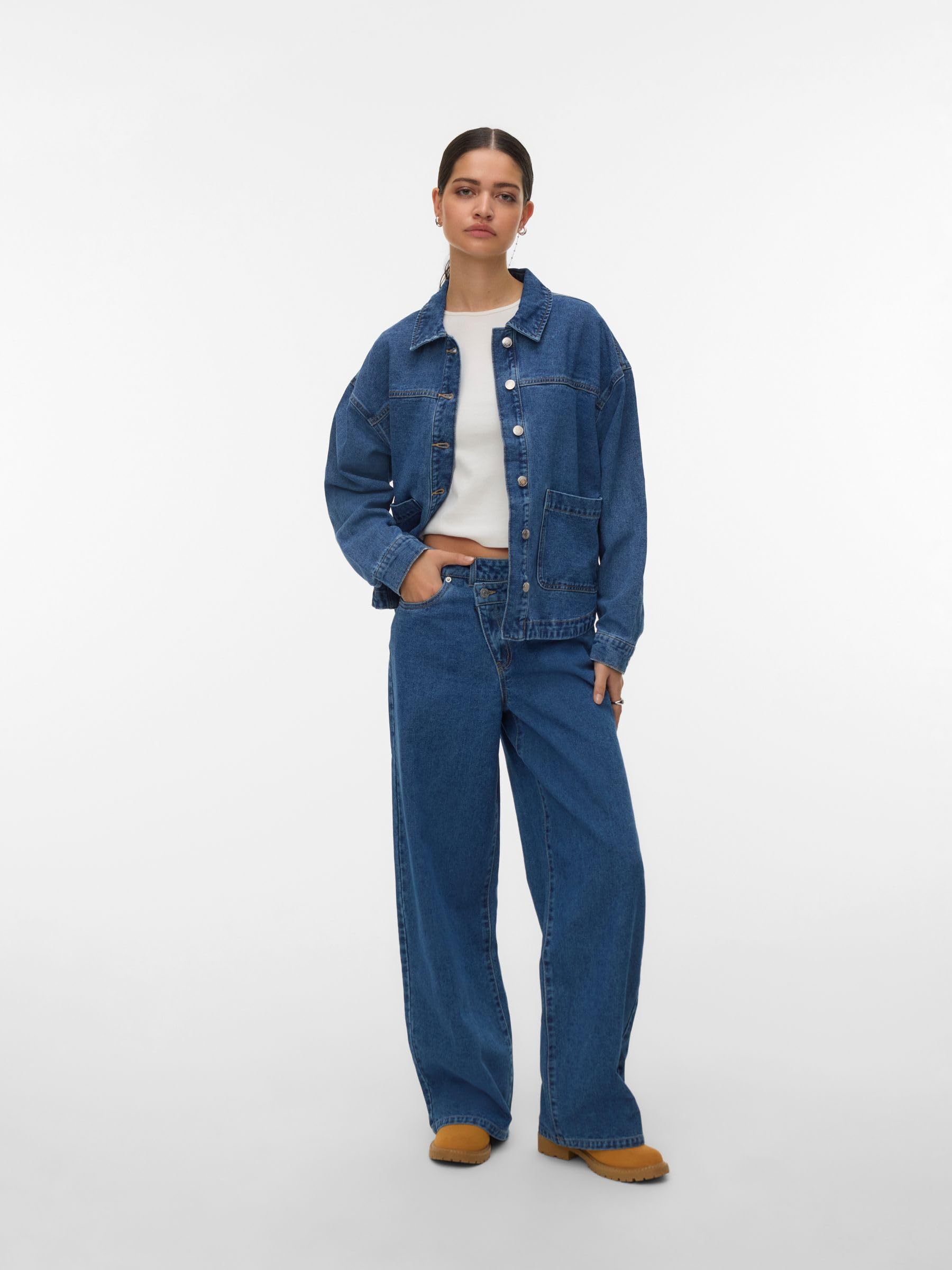 VERO MODA Shacket VMJAMIE Denim Jacket