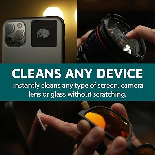 Miniatura 4 de KUVRD Waterbear - Limpiadores de pantalla universales - Pequeñas herramientas de limpieza para tus lentes y pantallas - Paquete de 2 (2 juegos de