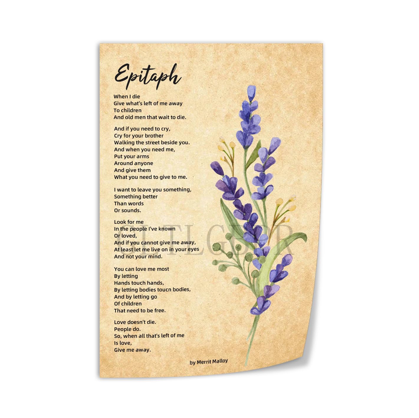amazon-com-gltlgbpr-poem-on-death-epitaph-poster-by-merrit-malloy-wall-art-canvas-printing-for-office-or-bedroom-aesthetic-poster-12x18-inch-30x45-cm-unframed-posters-prints for Epitaph By Merrit Malloy Printable Free Amazon.com: GLTLGBPR Poem on Death Epitaph Poster by Merrit Malloy - Wall Art Canvas Printing for Office or Bedroom - Aesthetic Poster, 12x18 inch (30x45 cm), Unframed: Posters & Prints for Epitaph By Merrit Malloy Printable Free