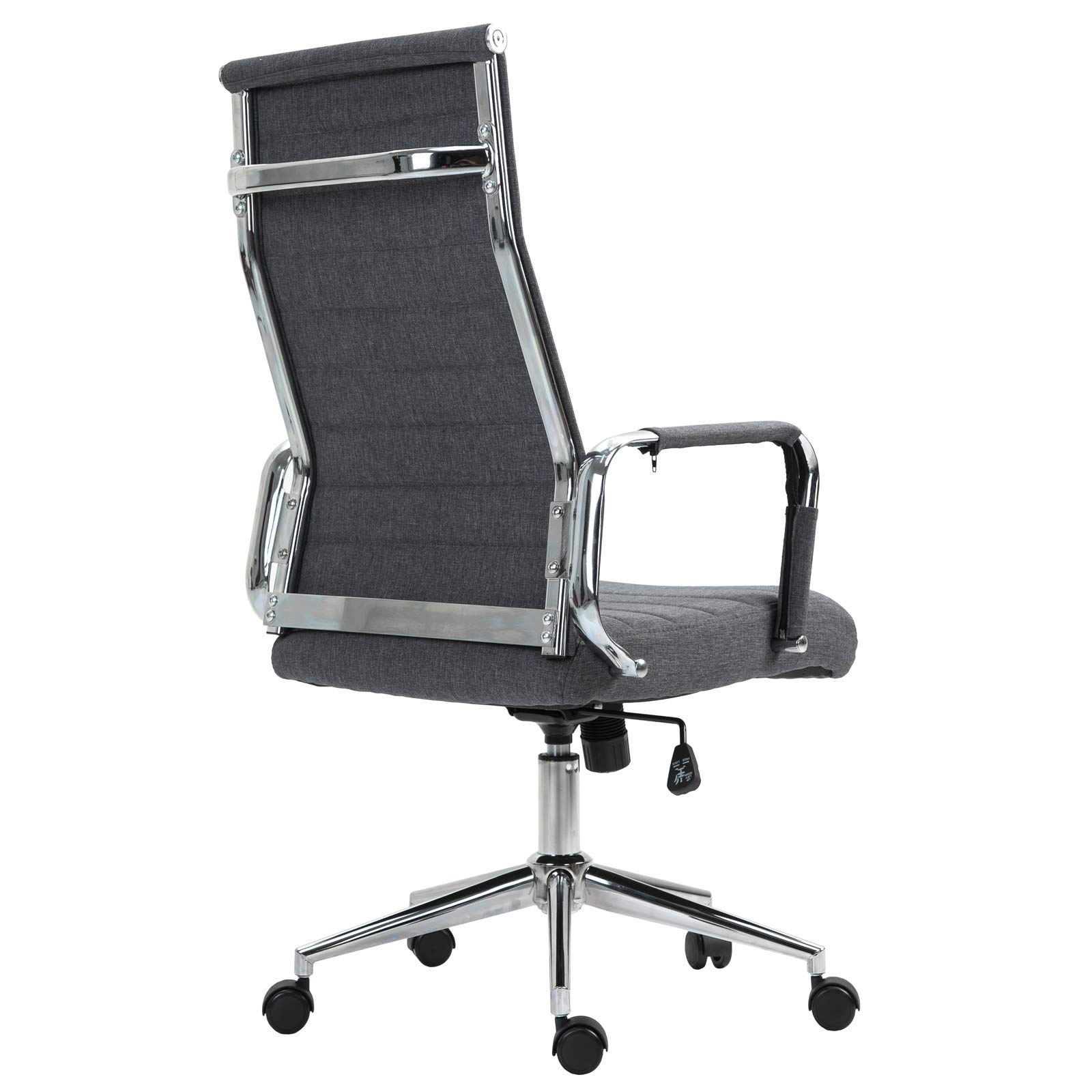 SVITA Office Comfort Bürostuhl Drehstuhl Chefsessel Schreibtischstuhl Stoffbezug Dunkelgrau