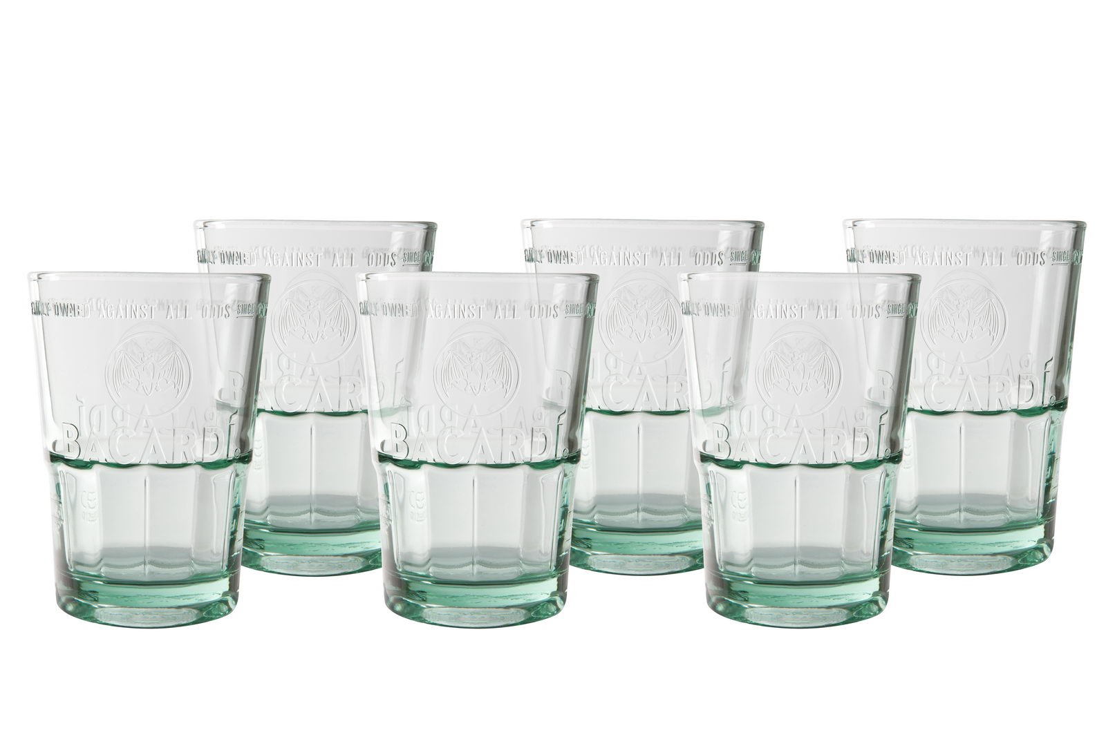 Bacardi Mojito Caipirinha Glas grün 6er Gastro Edition