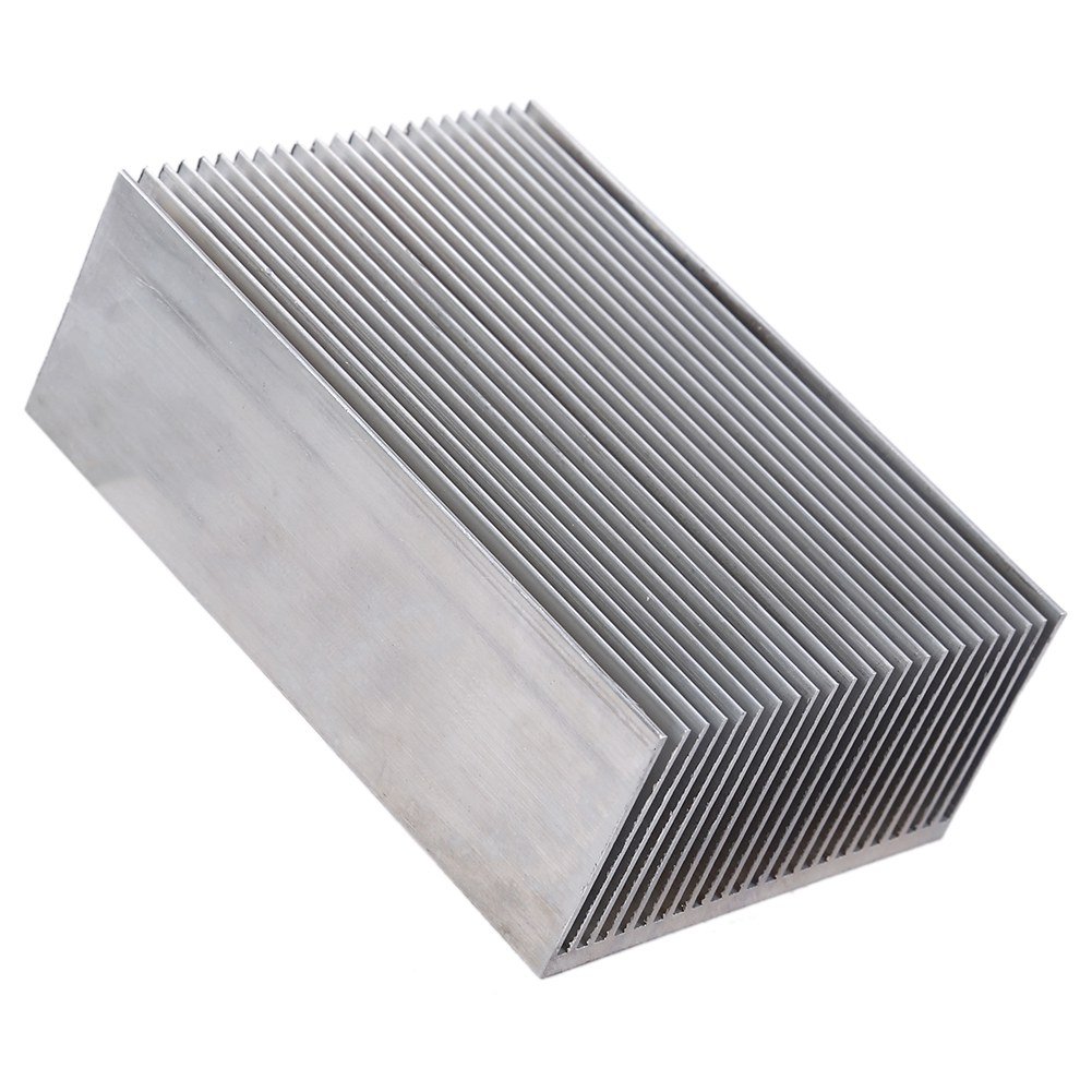 Dissipatore Di Calore In Alluminio A 16 Pinne – 120x100x18 Mm (2 Pezzi) – Per Transistor, FET, MOSFET, SCR