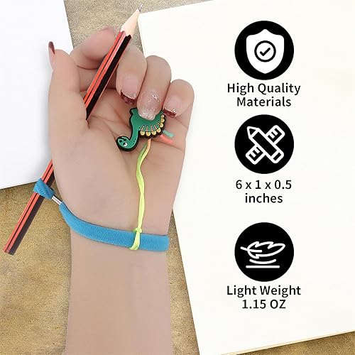 Miniatura 3 de Empuñaduras de lápiz para escritura a mano para niños, 6 unidades de entrenamiento ergonómico para niños pequeños de 3 a 5 años, ayuda de escritura