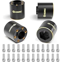 OGRC 1.9" Wheel Hex Adapter Widen 22mm Brass Weights for 1/10 SCX10 TRX4