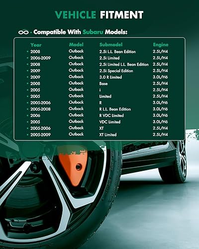 Miniatura 3 de SCITOO Conjunto de eje CV delante izquierda derecha ajuste 2008-2011 para Subaru Impreza 2.5L 2005-2009 para Subaru Legacy 2.5L 2008-2009 para