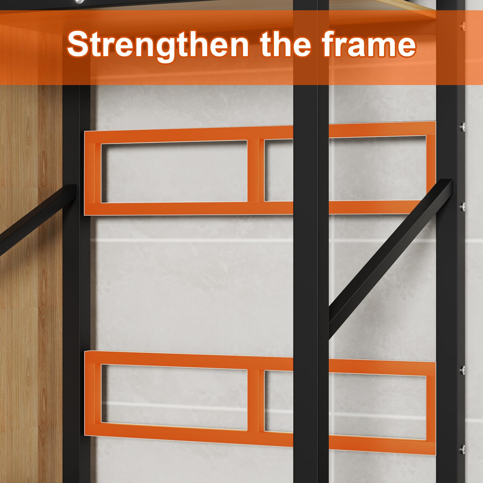 Oszczędność miejsca półka do przechowywania pralko-suszarki z blatem, nad pralką i suszarką, wszechstronny organizer do pralni i zmywarki - zawiera zestaw haczyków (2)