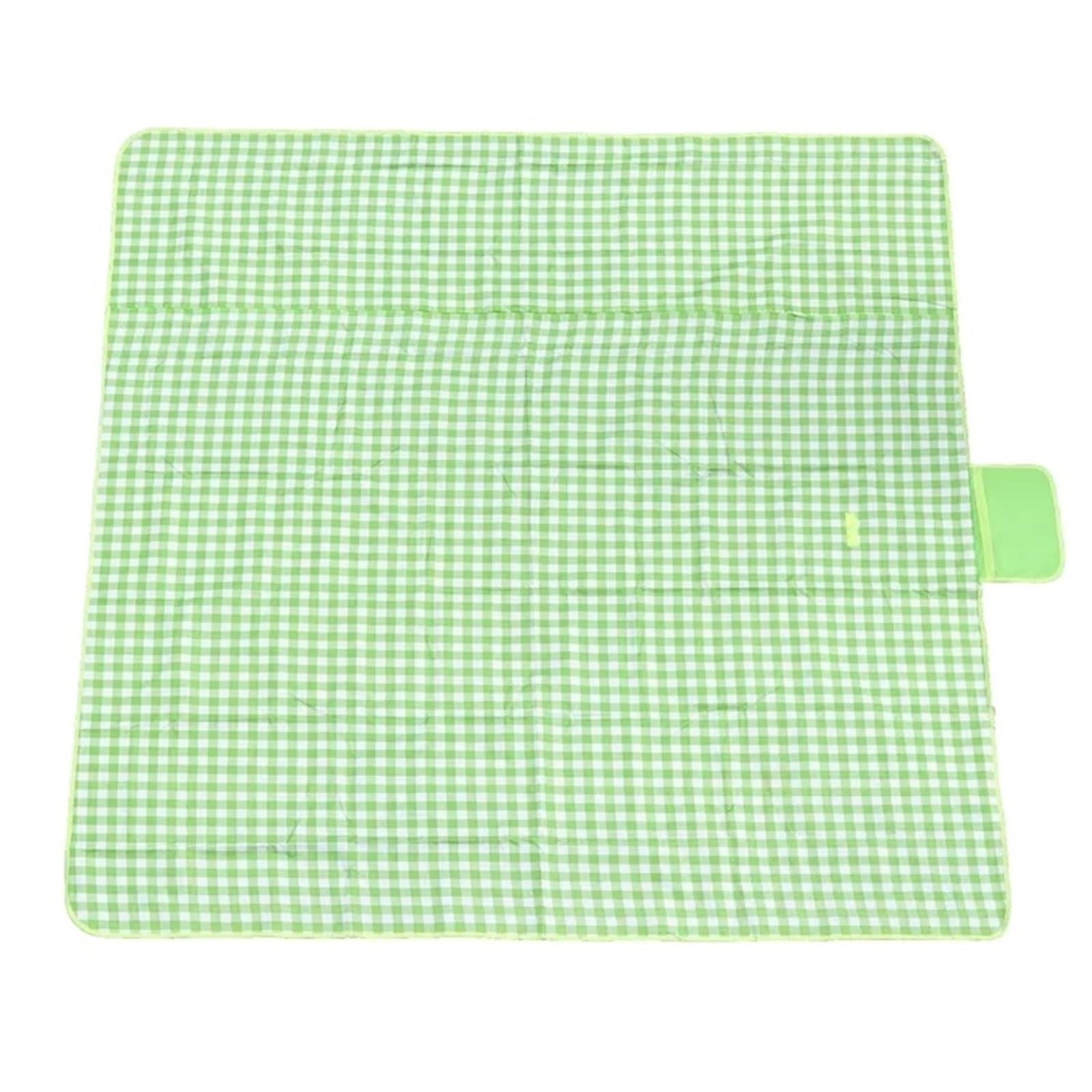 1 pezzo di stoffa impermeabile stuoia da picnic all'aperto campeggio primaverile gita spiaggia portatile panno Per Campeggio E Picnic(Green,100x150cm)