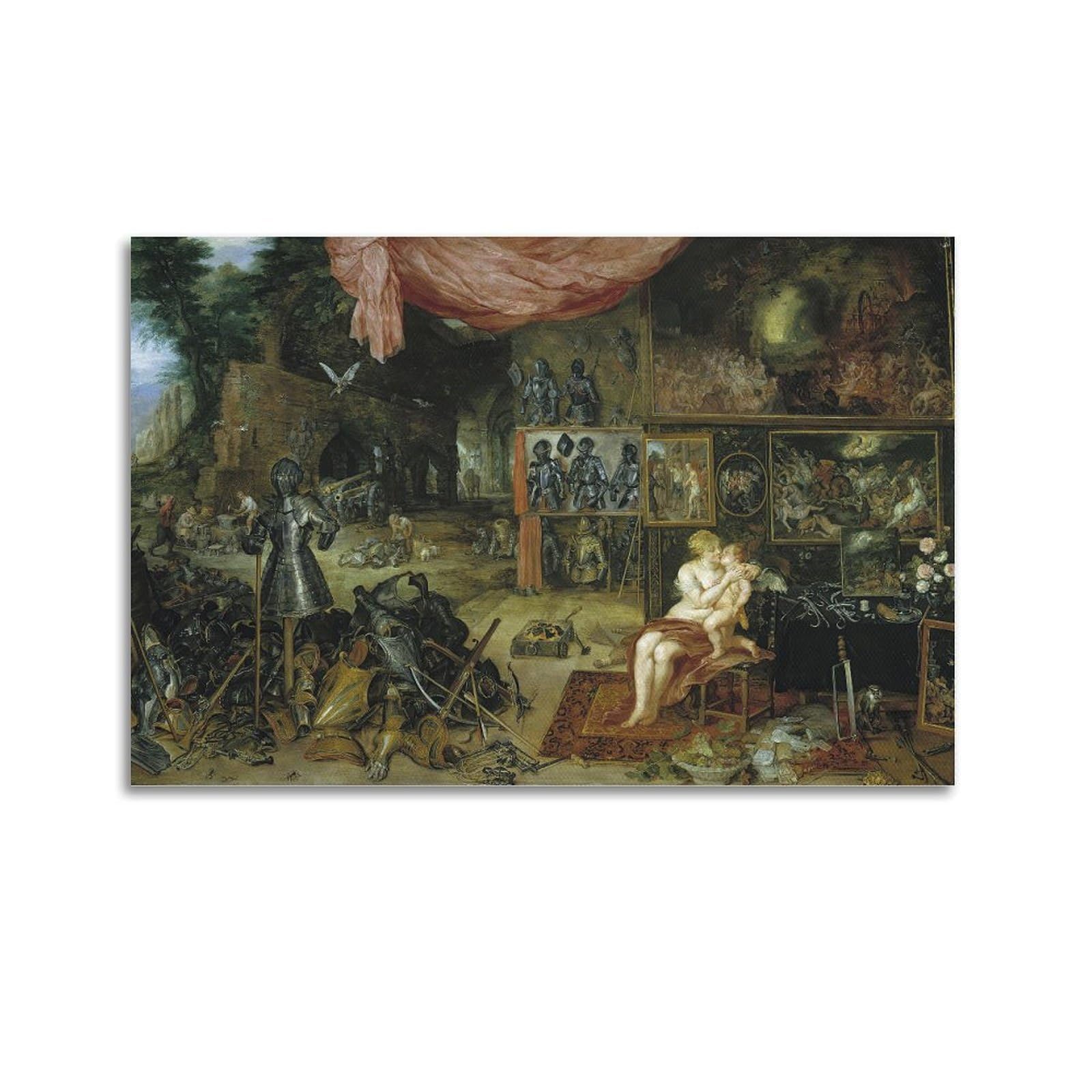 Ymxsdimds Unframe-Style Touch By Peter Paul Rubens Painting Poster Wall Art Bedroom Prints Home Decor Hanging Picture Canvas 24X36inch(60X90cm)