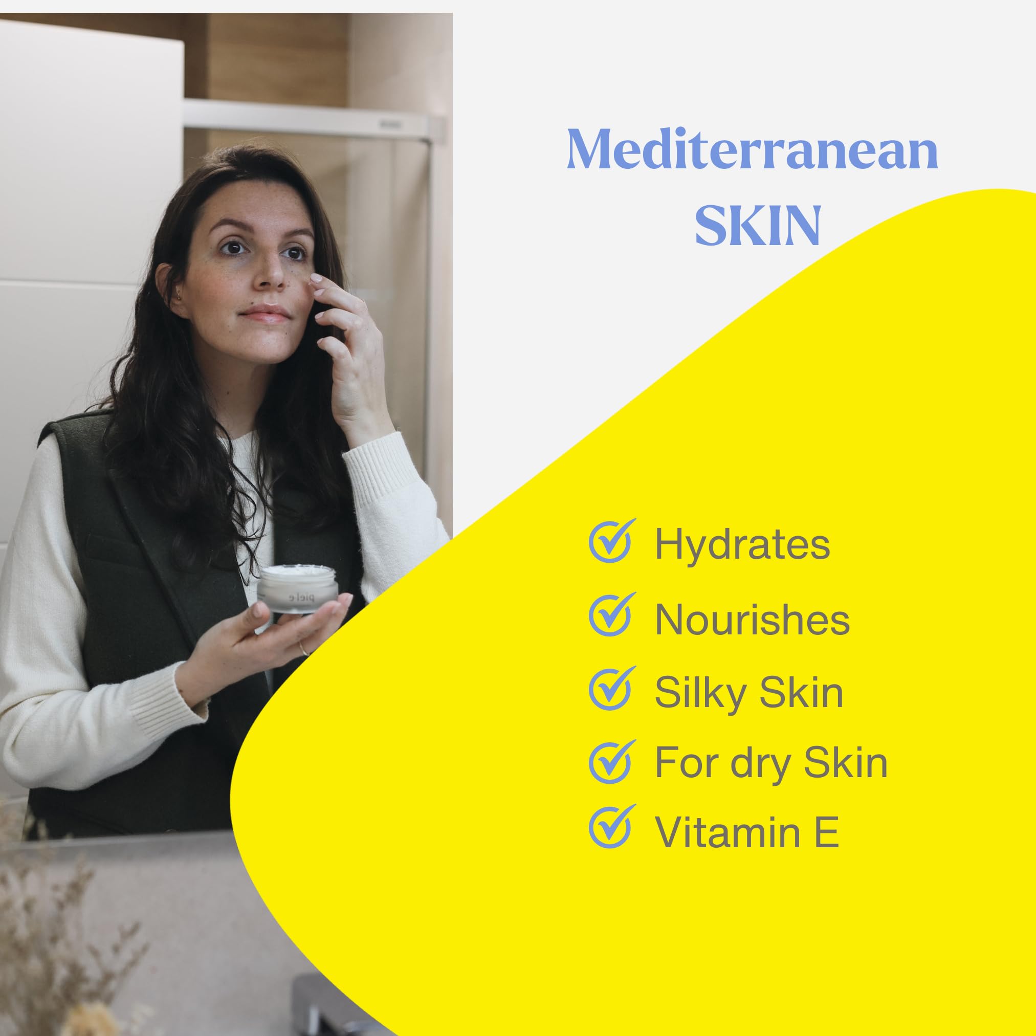 Mousse Hidratante y Nutritivo para Pieles Sensibles – Con Aceite de Germen de Arroz, Vitamina E, Células Madre de Zanahoria, extraxto de pepino – Repara, Hidrata y Protege – 94% Ingredientes Naturales