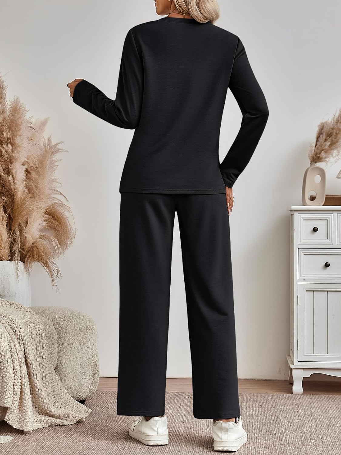 AUTOMET Sweatsuits Women 2 Piece Outfit Fall Airport Lounge Sweat Sets With Wide Leg Pants Track Fashion Suits 2026 - Image 4