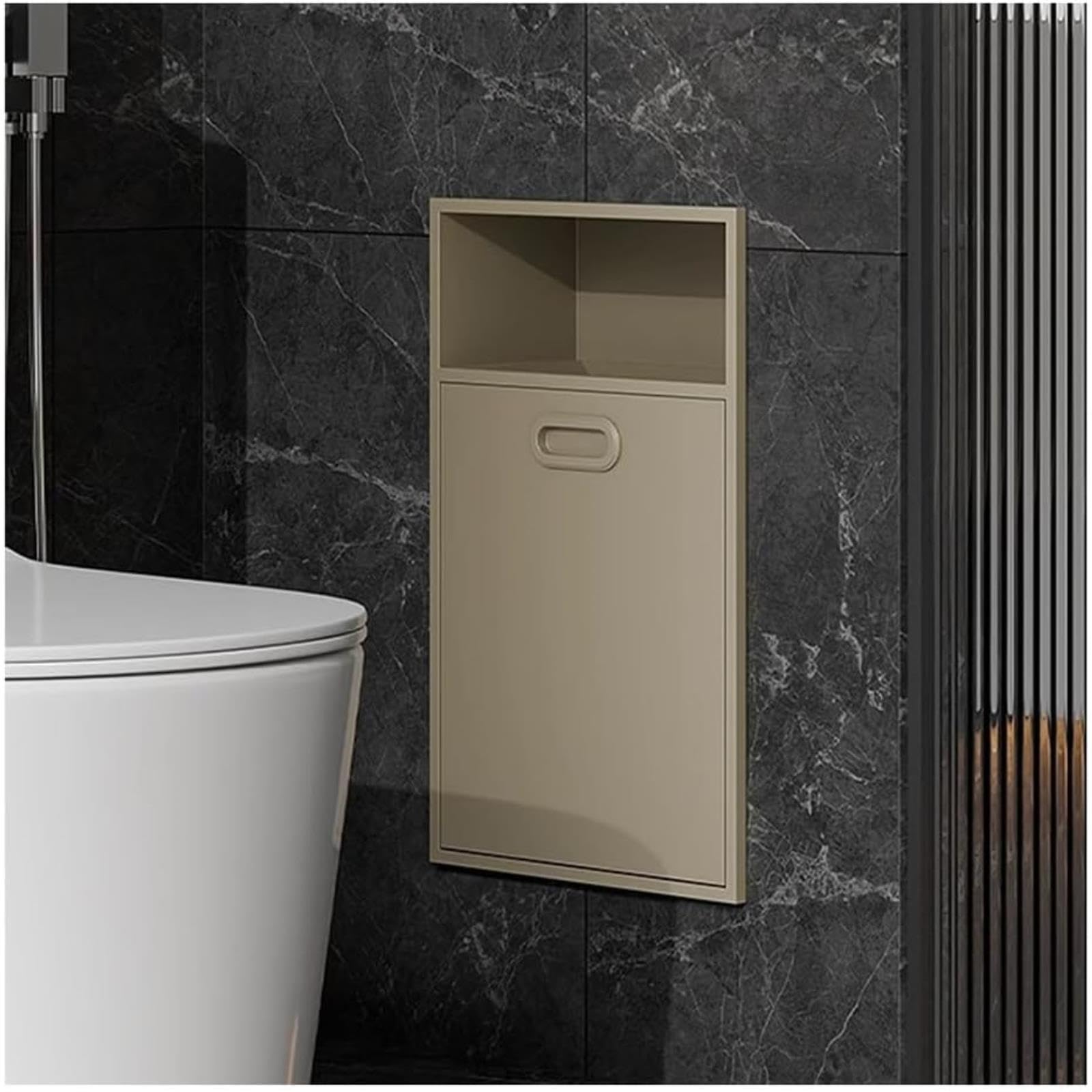Étagère murale encastrée de douche étanche en acier pour shampoing et savon
