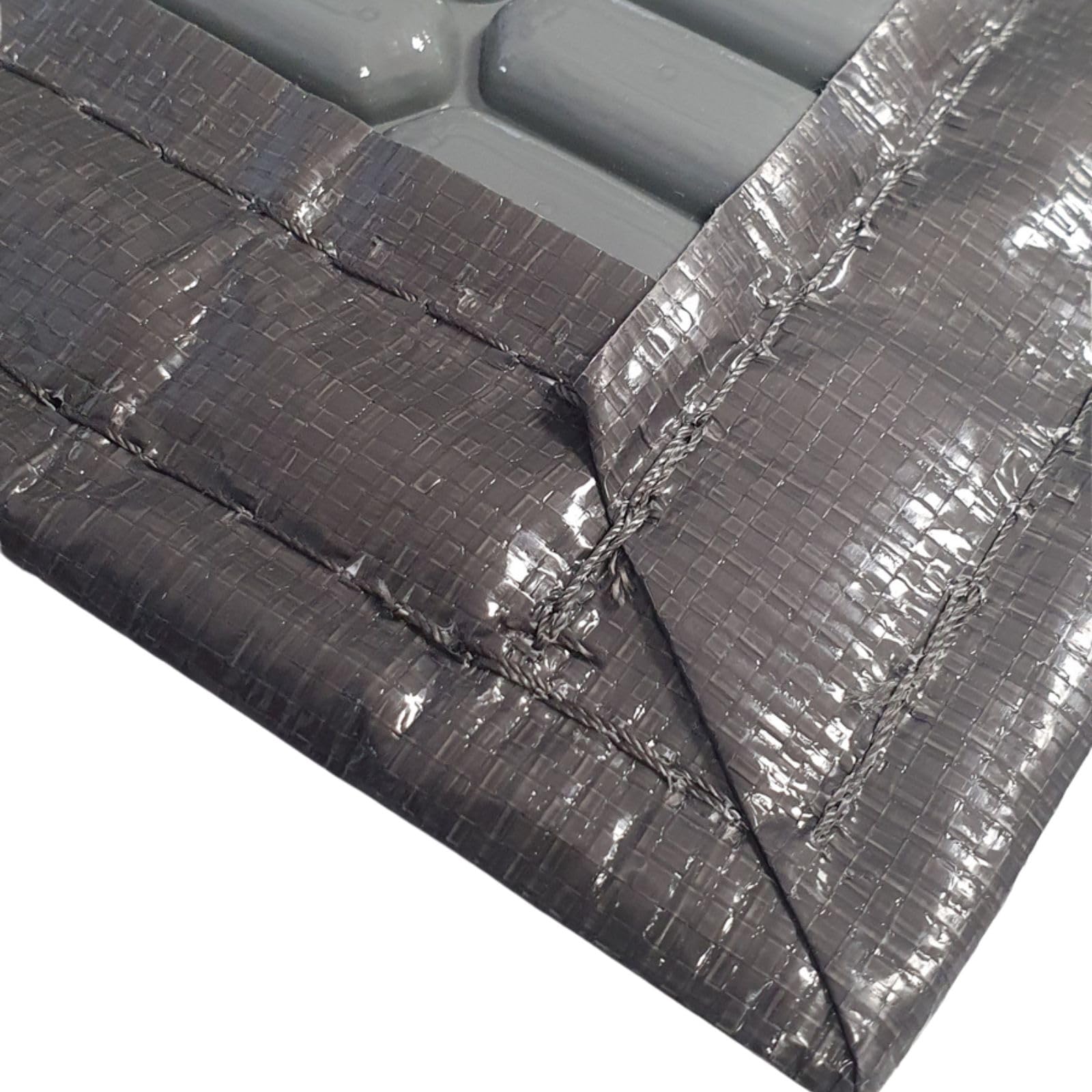 Bâche à Bulles Solaire Piscine 7 x 3,5 m - Epaisseur 500 Microns Premium - Bordée 4 Côtés - Technologie Alvéolaire Chauffante Anti Algues - Bleu/Gris