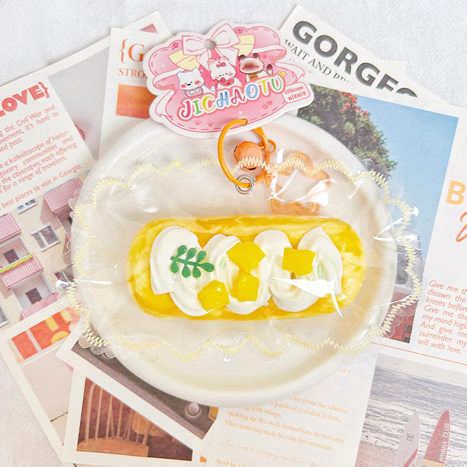 Amazon | スクイーズケーキおもちゃ 食べ物シリーズ ケーキ・パン