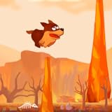 fly with the crazy dog Angry Fly Dog