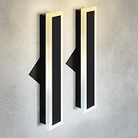 Vista 52 de ASD Lámpara LED de montaje en pared de 18 pulgadas de largo, aplique lineal para exteriores e interiores 3CCT, regulable, impermeable