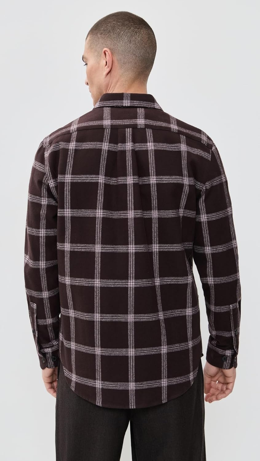 Portuguese Flannel Men's Log Cotton Plaid Overshirt - Image 3