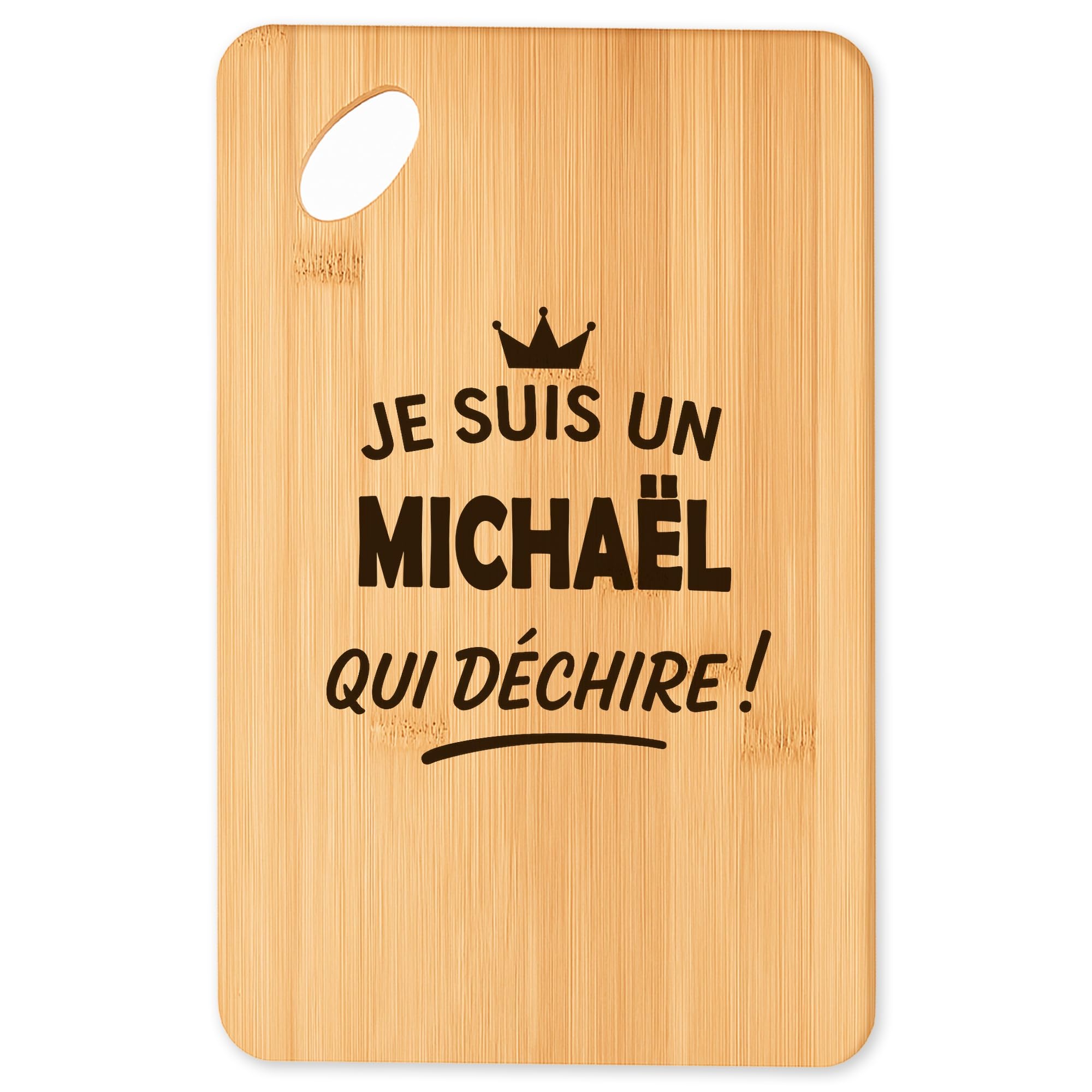 Planche à découper Michael en bambou de qualité supérieure pour l'apéro
