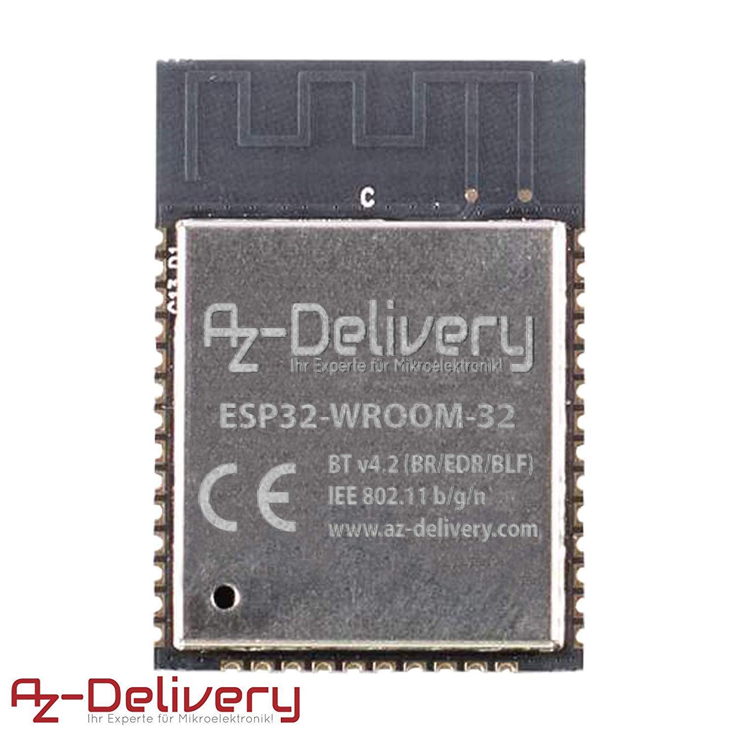 AZDelivery 3 x ESP32 WROOM-32 WLAN WiFi Bluetooth Microcontroller with ...