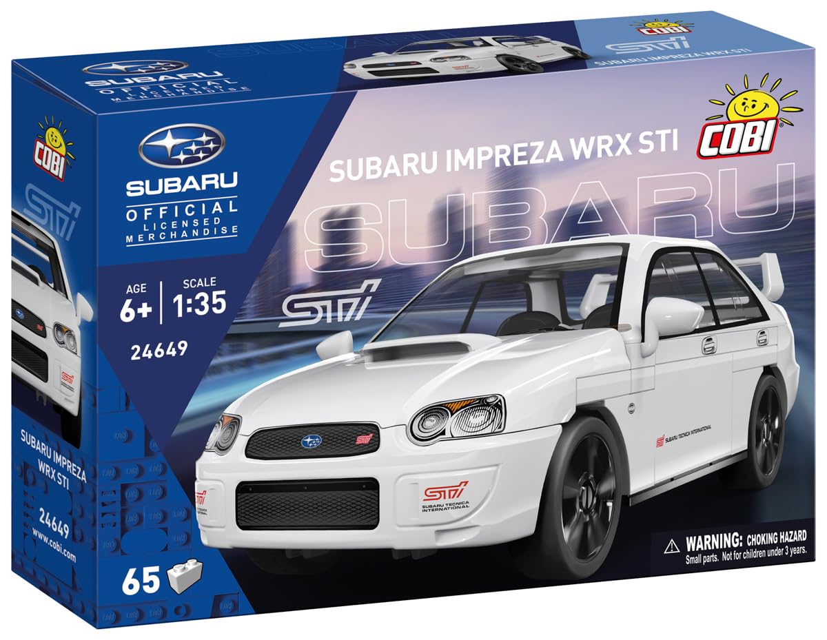 Subaru Impreza WRX Sti, Blue, Red, Yellow, 125 x 62 x 43 cm - Image 2