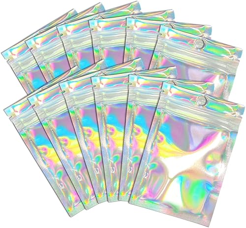 Miniatura 5 de Trunple Bolsas a prueba de olores y bolsa de papel de aluminio resellable 100 piezas ideal para almacenamiento de alimentos de recuerdo de fiesta