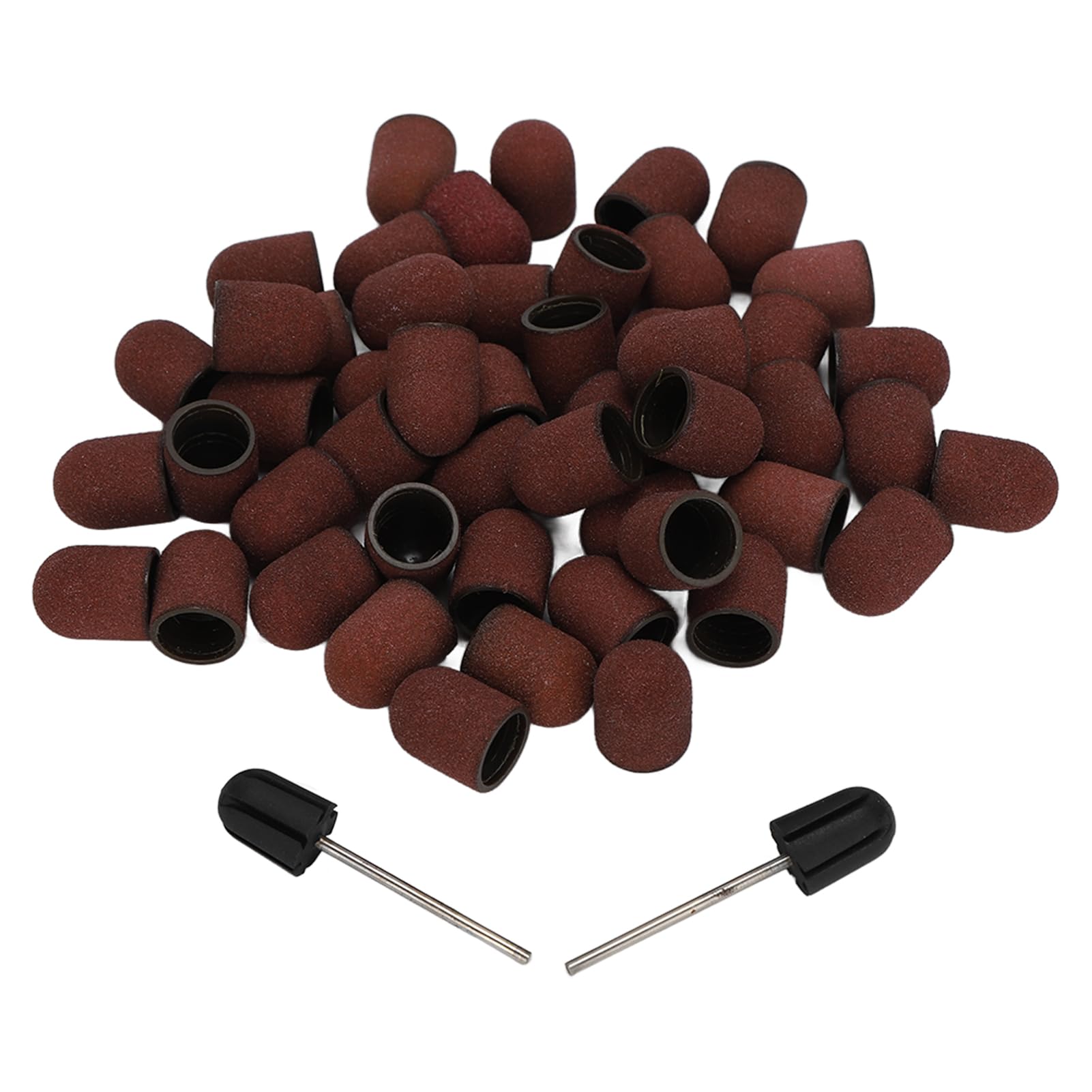 Dioche 50 Bandas de Lijado Profesionales para Uñas, Grano 120 con Eje T, Ideal para Pulido Suave y Compatibles con Máquinas de Manicura - Set de Brocas para Taladro de Uñas