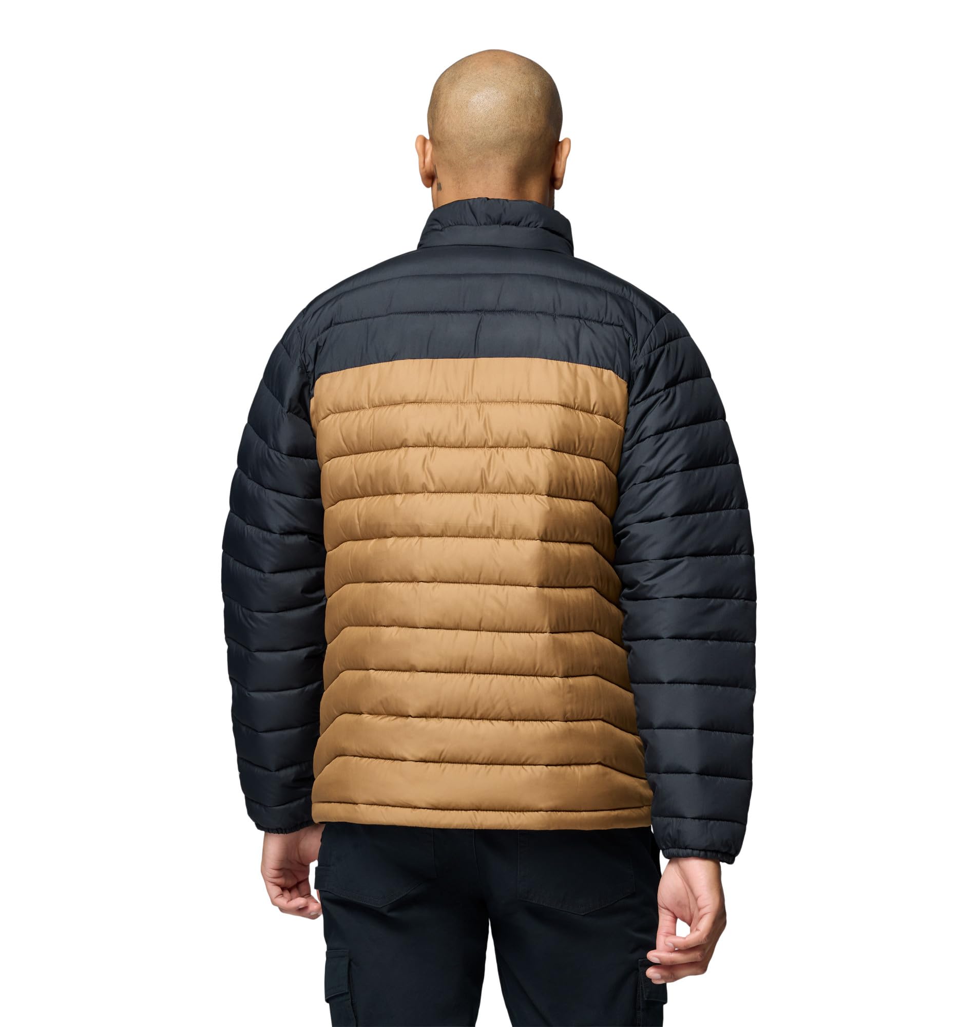Columbia Men's Powder Lite II Insulated Puffer Jacket, Delta/Black, Small view 2