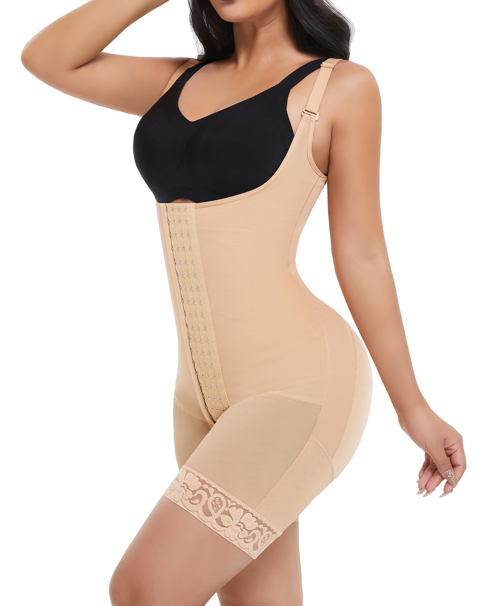 FeelinGirl Shapewear Colombianas Post Surgery Compression Garments for Women Full Body Shaper Tummy Control