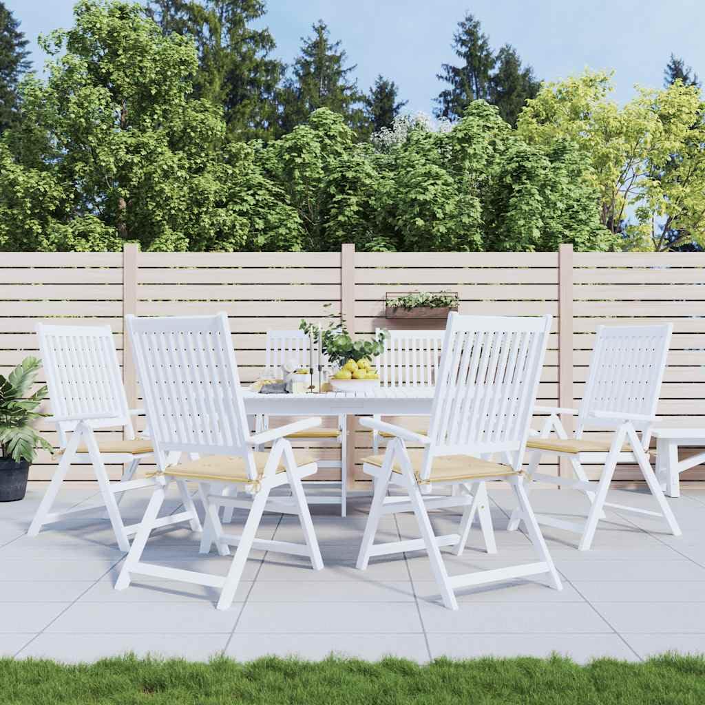 Coussin de chaise de jardin antidérapant lot de 6 pour éliminer l'inconfort des sièges en bois