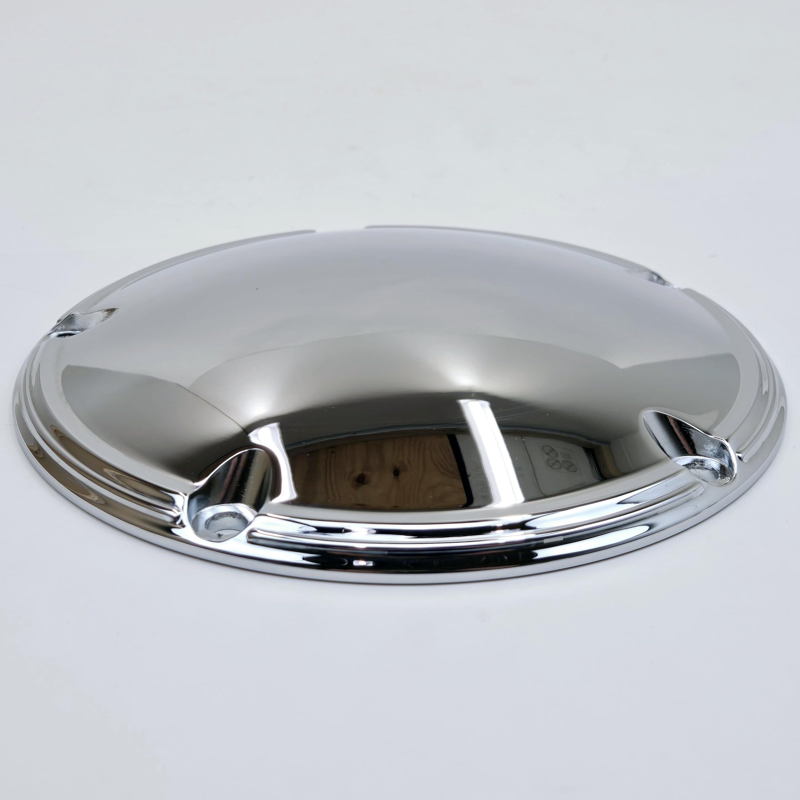 Amazon.com: Chrome Domed 5-Hole Clutch/Derby Cover for Harley Big